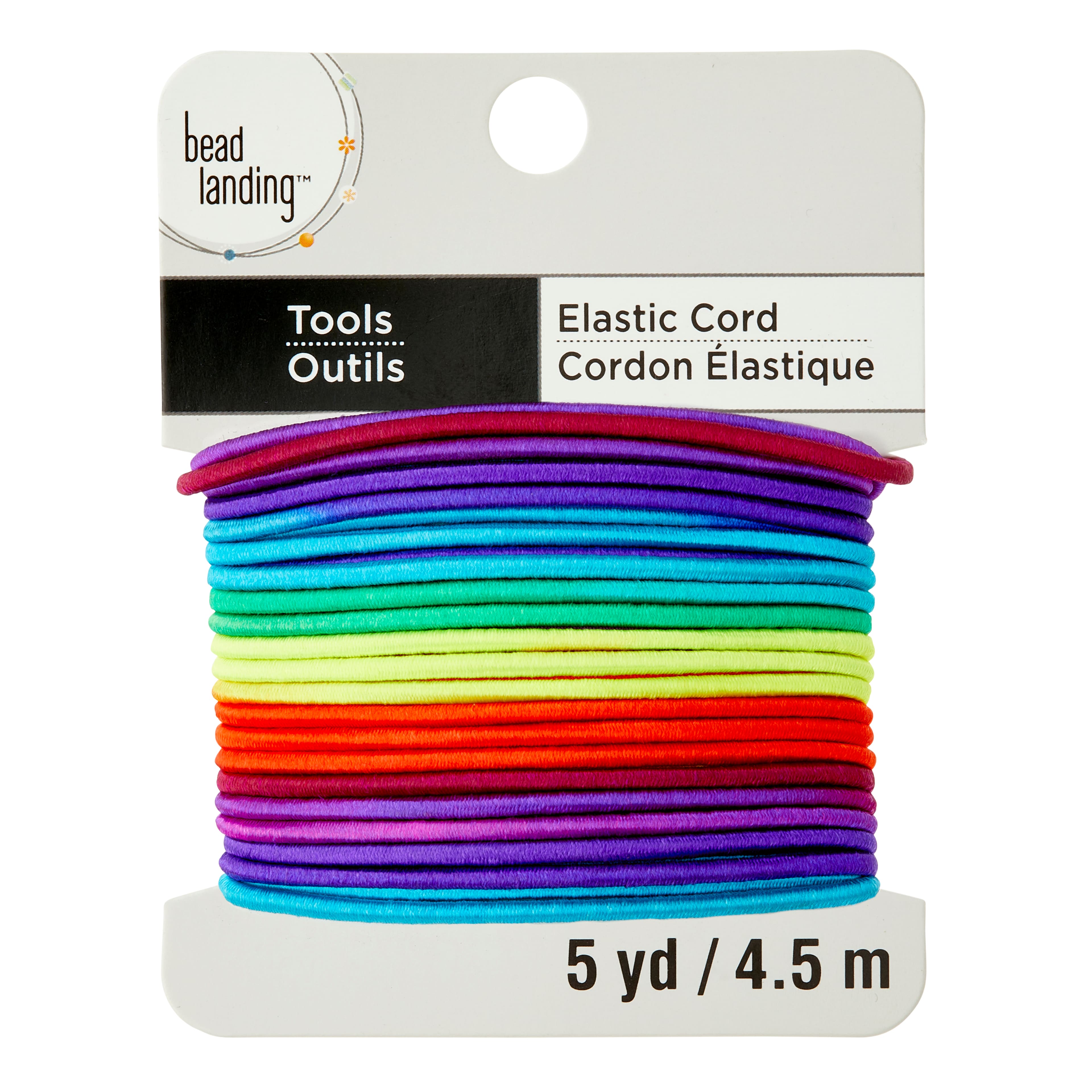 12 Pack: 2mm Multicolor Elastic Cord by Bead Landing™