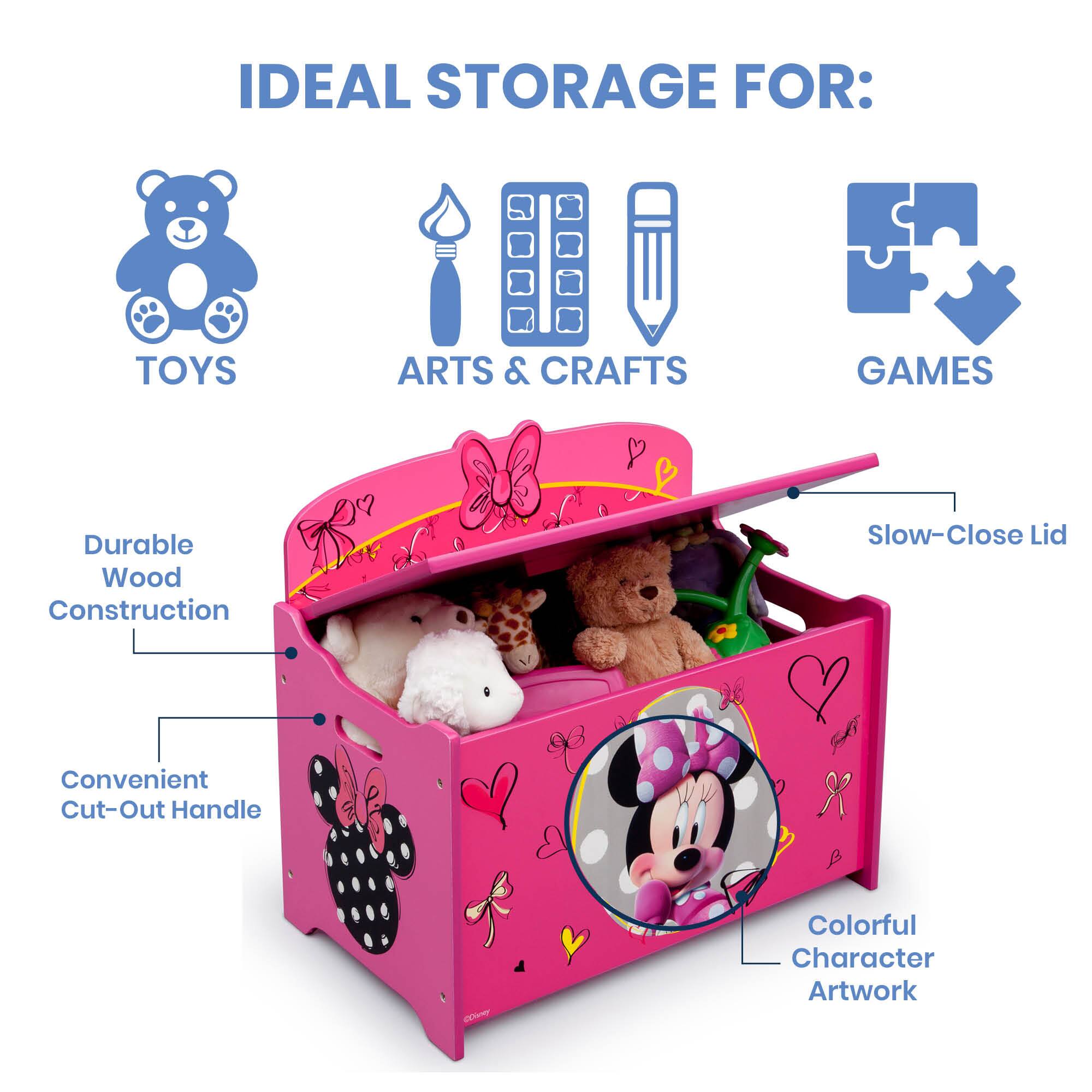 Delta Children Minnie Mouse Deluxe Toy Box