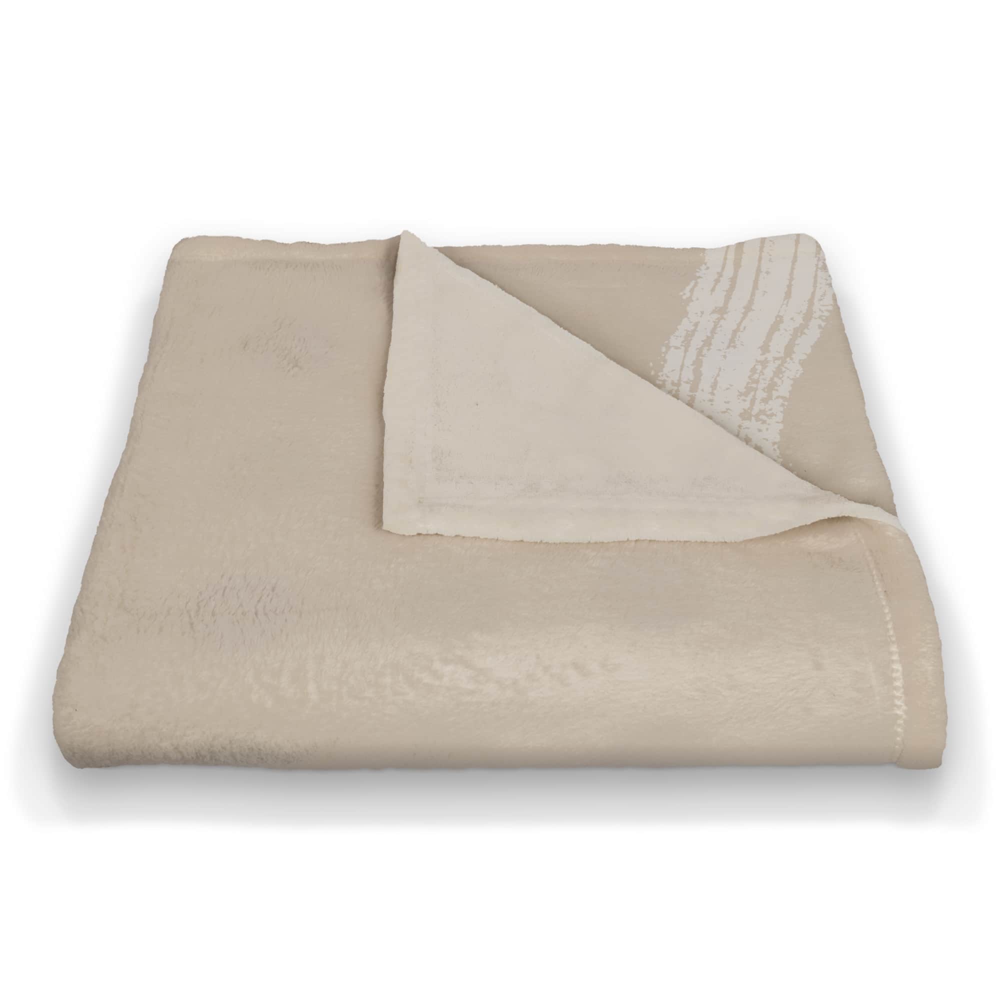 Neutral Zags Coral Fleece Blanket