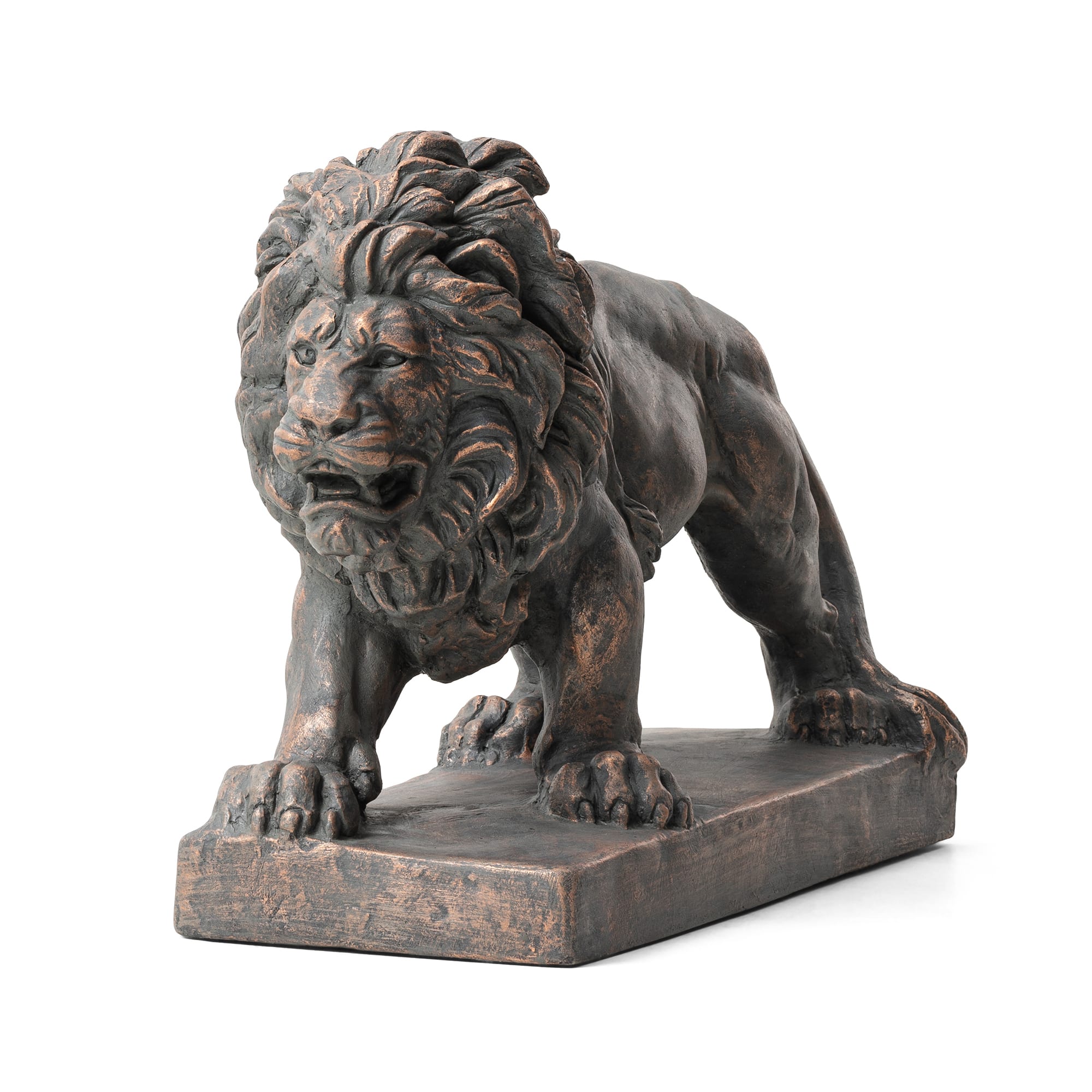 Glitzhome&#xAE; 24.5&#x22; Walking Lion Garden Statue