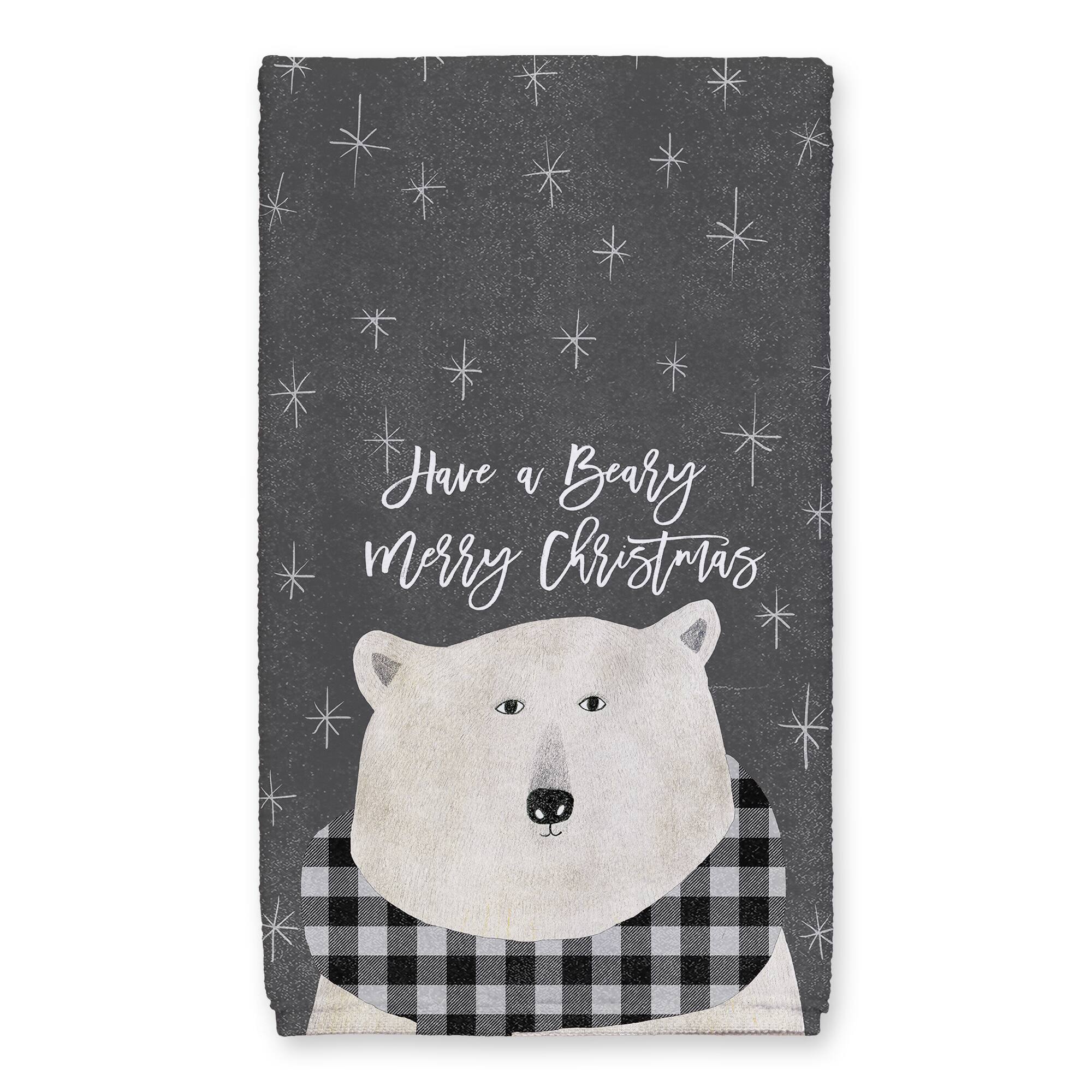 Have a Beary Merry Christmas 16&#x22; x 25&#x22; Tea Towel - Set of 2