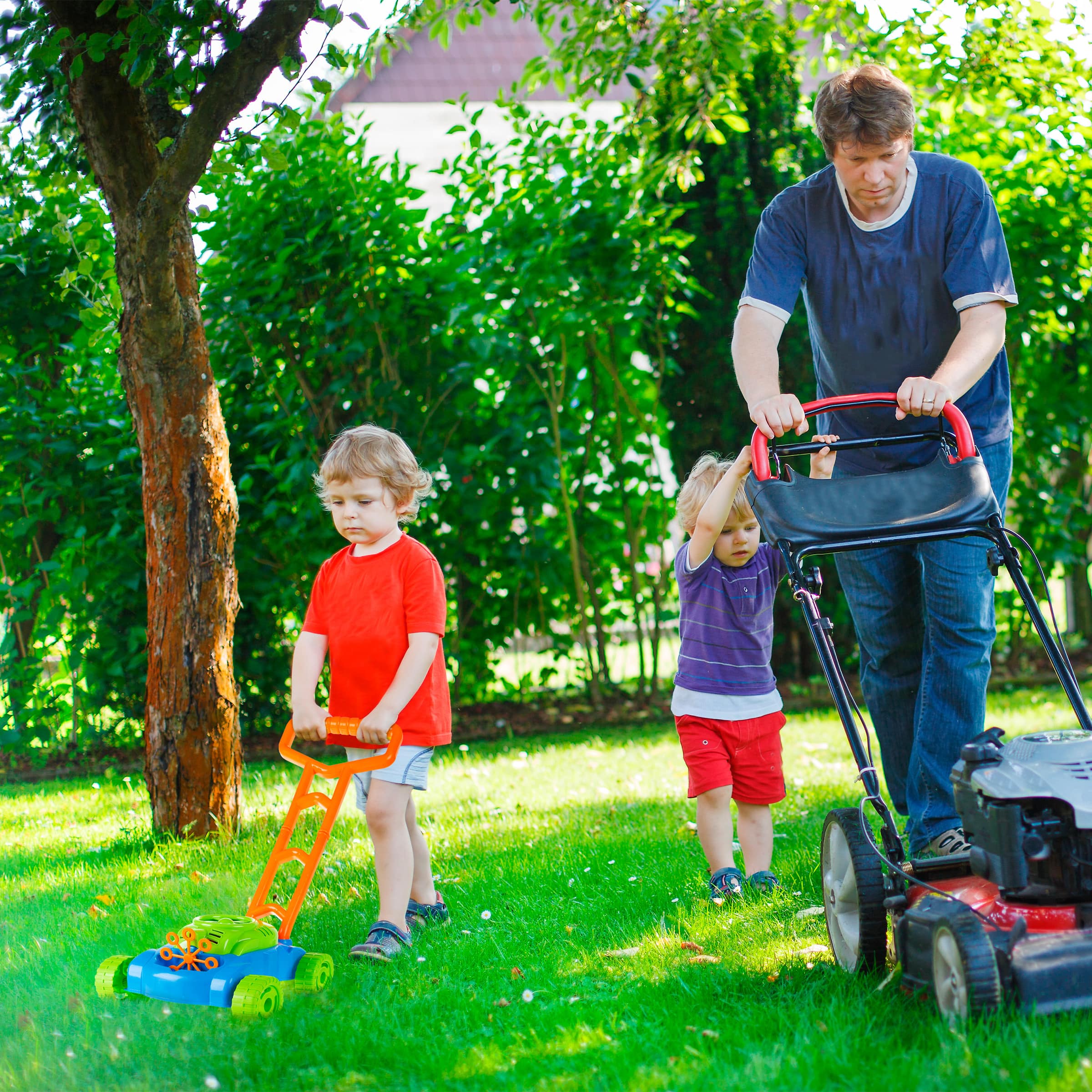 Toy Time Bubble Lawn Mower