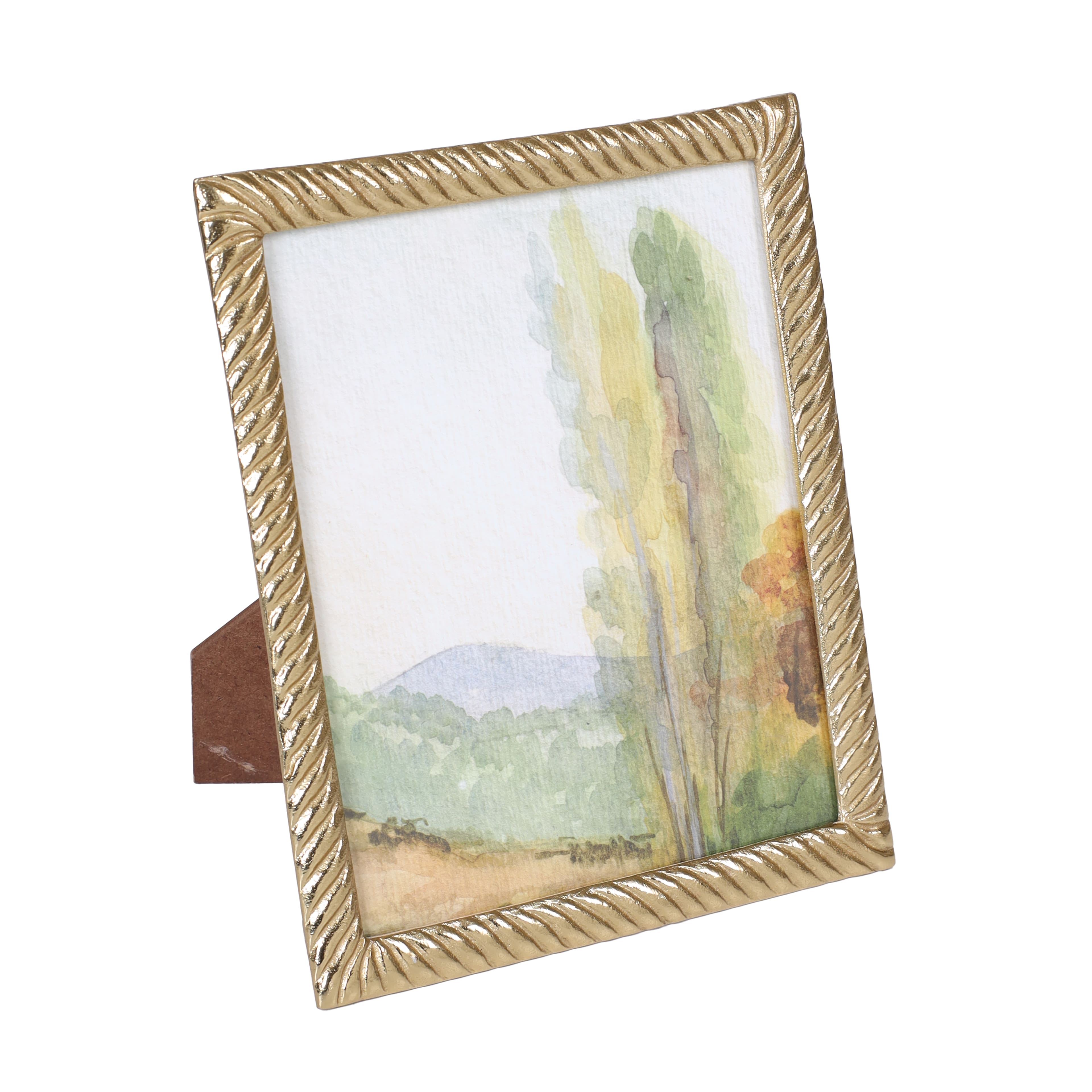 8&#x22; x 10&#x22; Gold Metal Rope Tabletop Frame, Atelier by Studio D&#xE9;cor&#xAE;