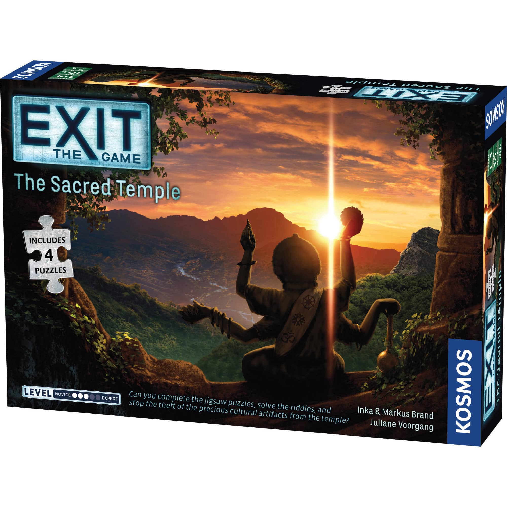 Thames &#x26; Kosmos EXIT: The Sacred Temple (with Puzzle) Game