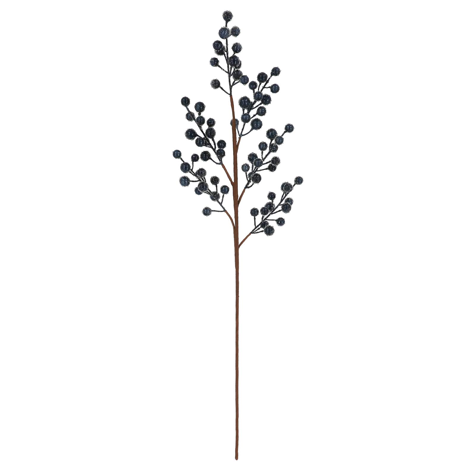 28&#x22; Metallic Blue Berry Stem by Ashland&#xAE;