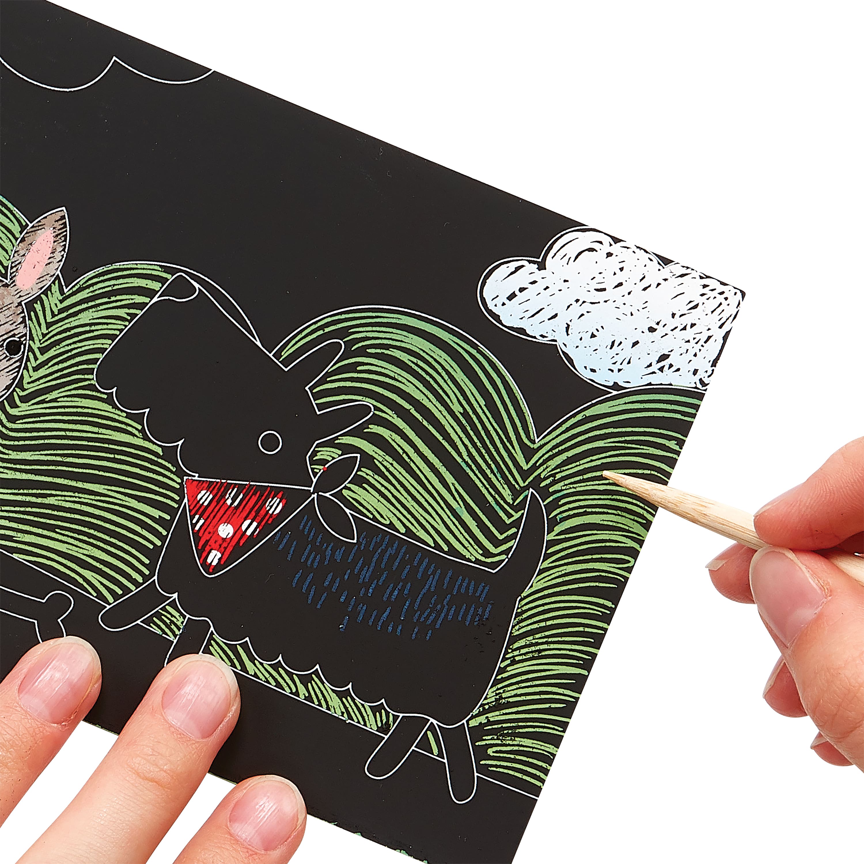 OOLY Mini Scratch & Scribble Playful Pups Art Kit