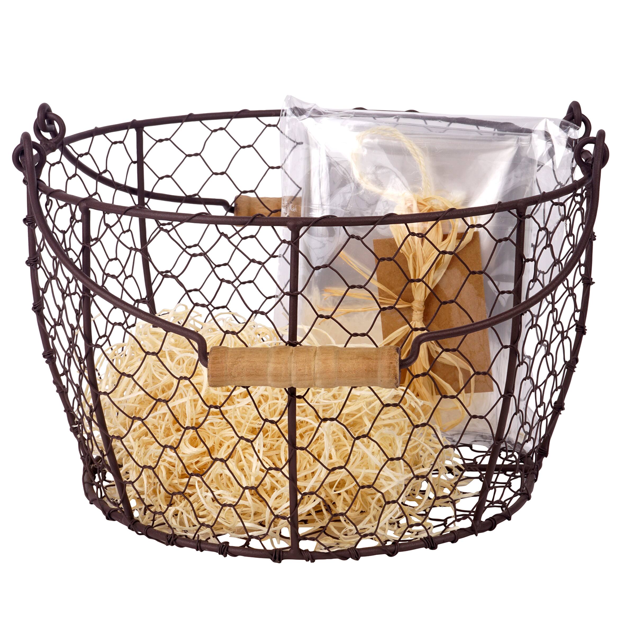 Purchase The Darice Brown Chicken Wire Basket At Michaels Com