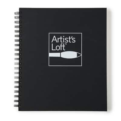 12 Pack: Gray Wirebound Sketchbook by Artist's Loft™, 8.5 x 11