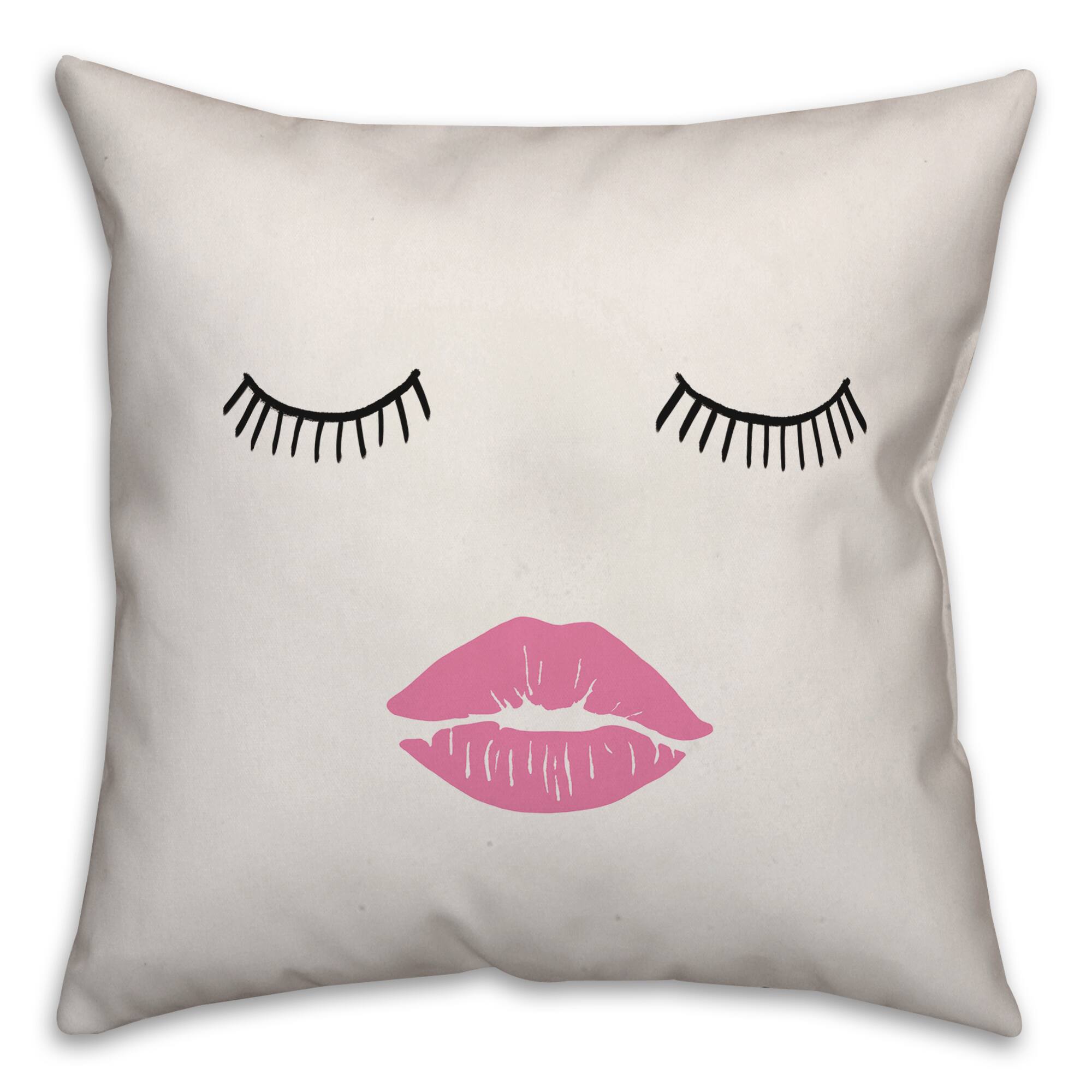 His and Hers Reversible Throw Pillow