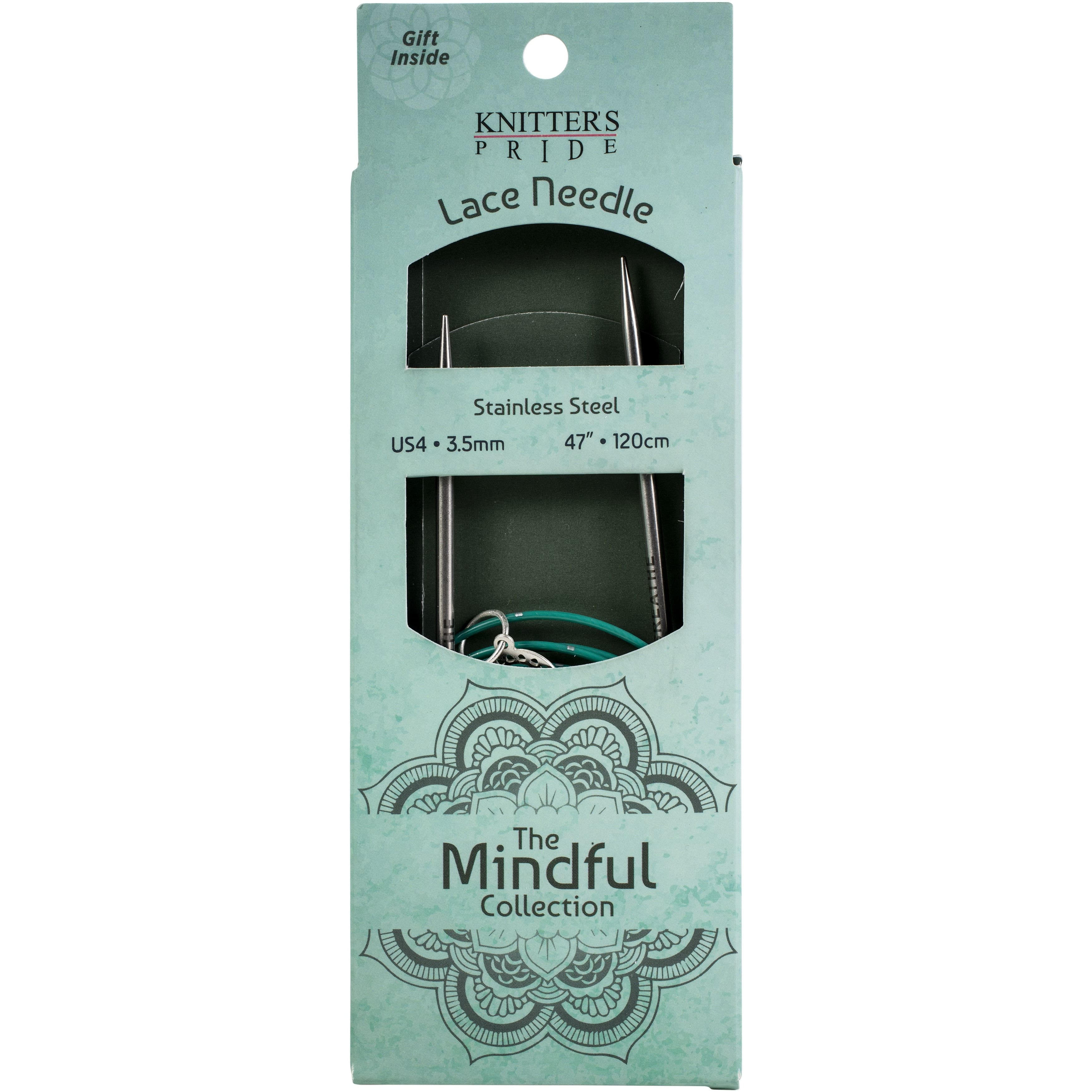 Knitter&#x27;s Pride&#x2122; 47&#x22; The Mindful Collection Fixed Lace Circular Knitting Needles