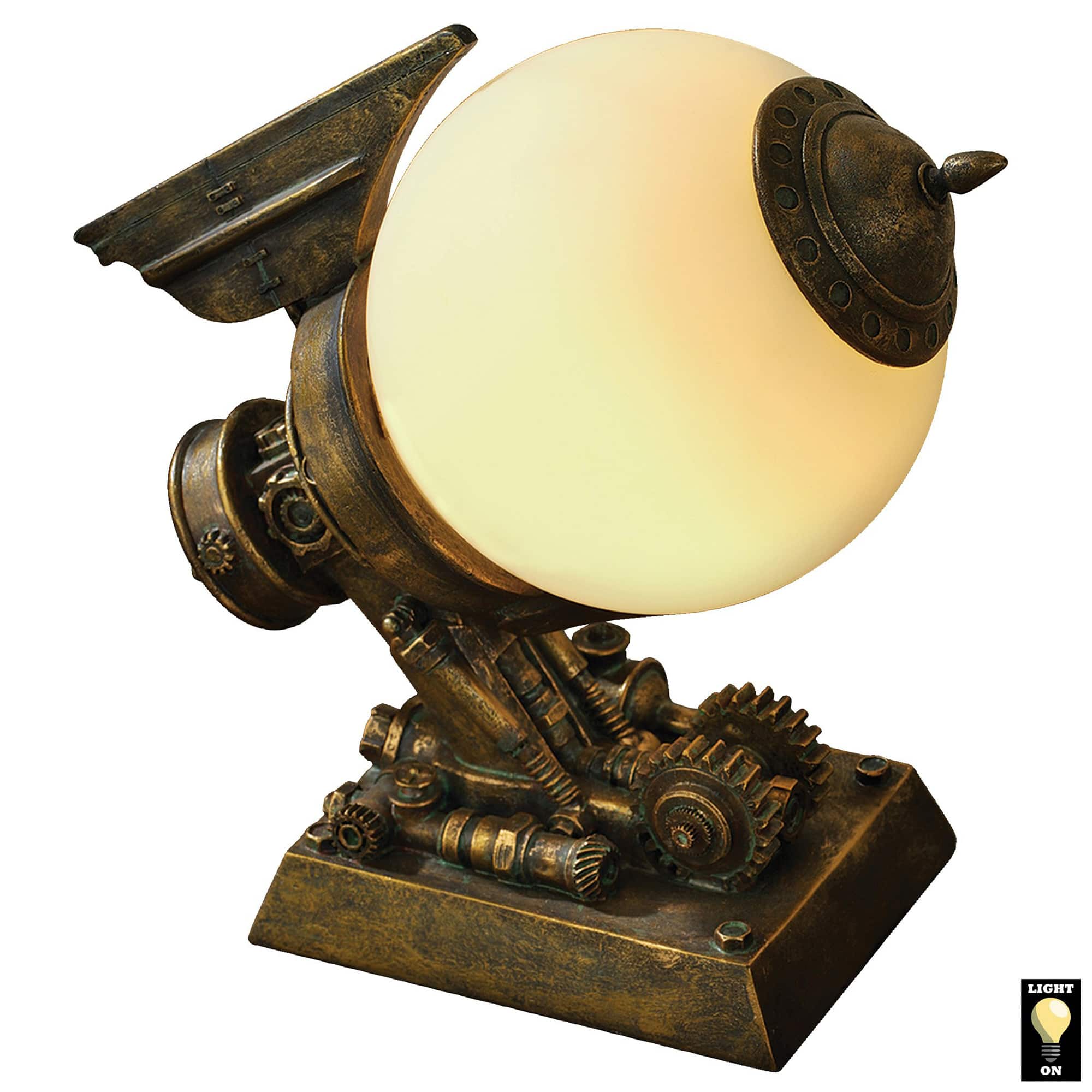 Steampunk Airship Illuminated Sculpture