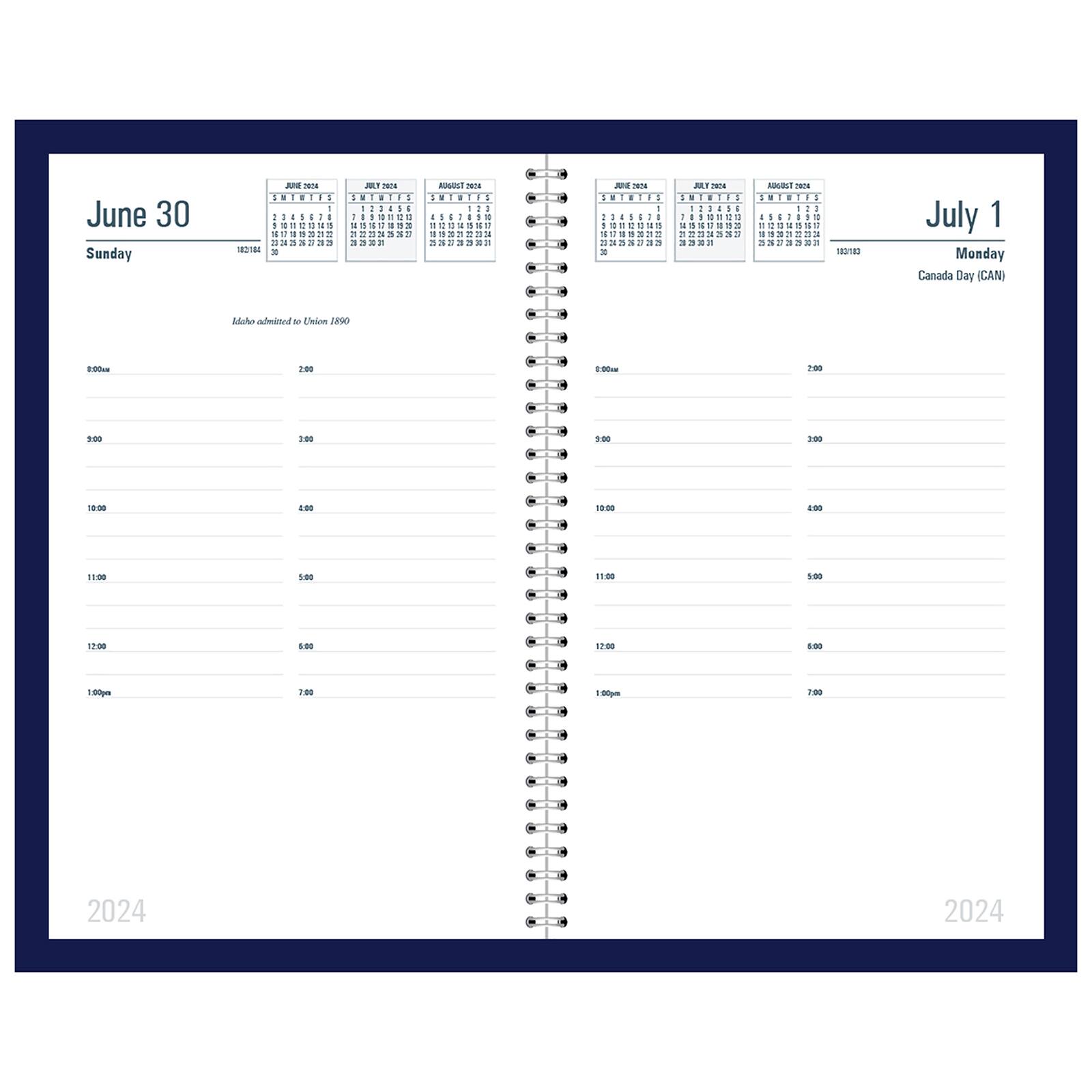 House of Doolittle&#xAE; Blue Recycled Daily Educational Planner