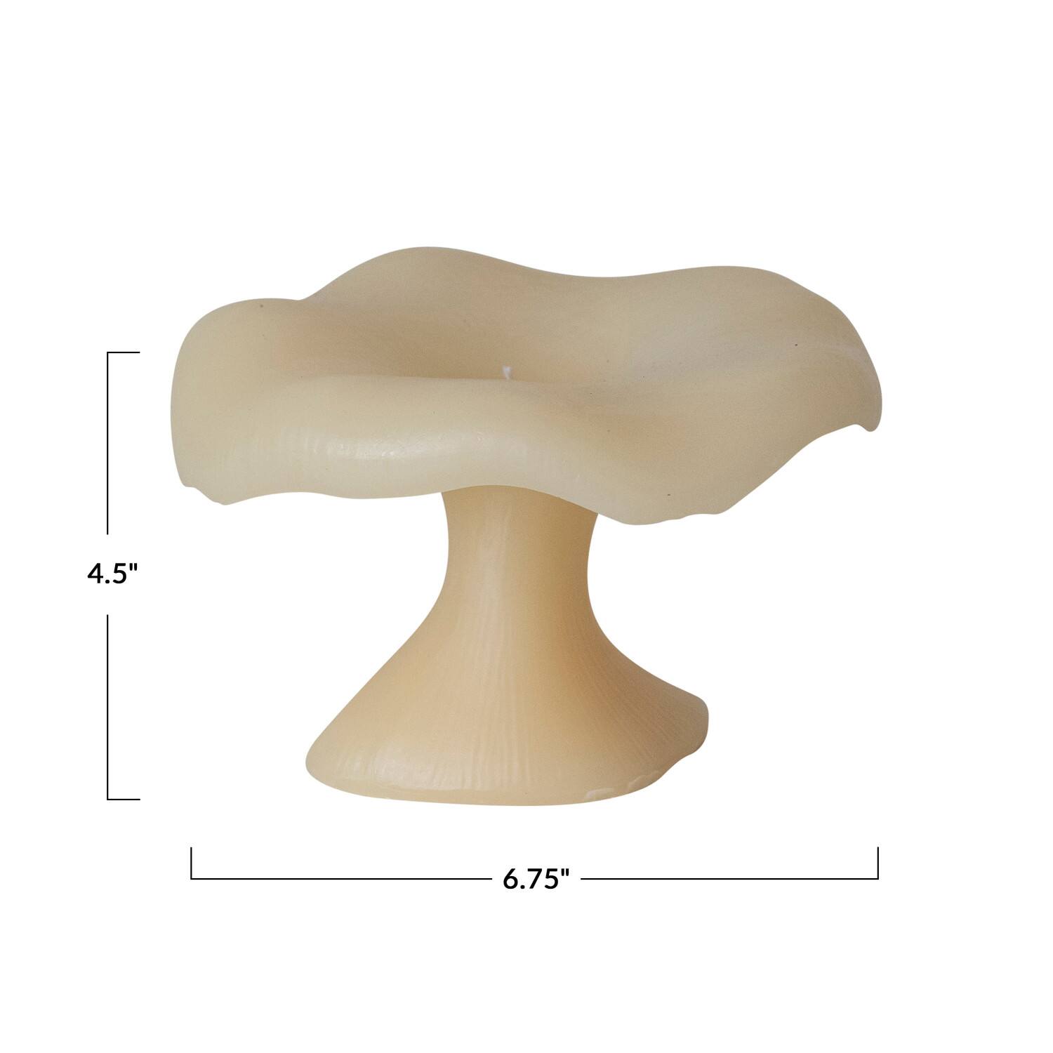Hello Honey® Large Unscented Mushroom-Shaped Candle