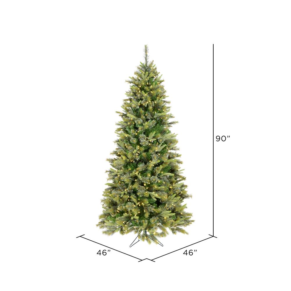 7.5ft. Pre-Lit Cashmere Artificial Christmas Tree, Warm White Dura-Lit® LED Lights