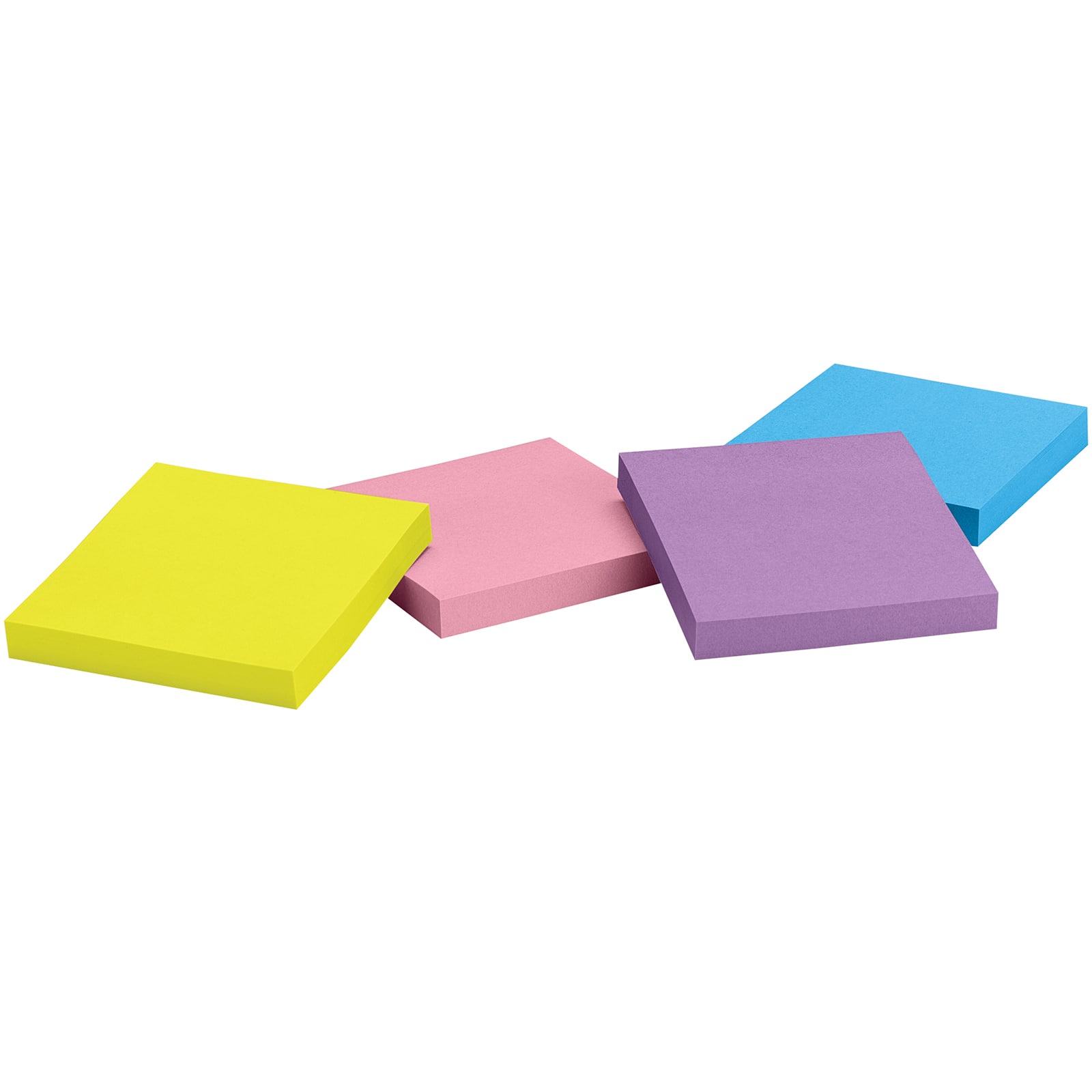 Highland™ 3" x 3" Multicolor Sticky Notepads, 2 Packs of 12