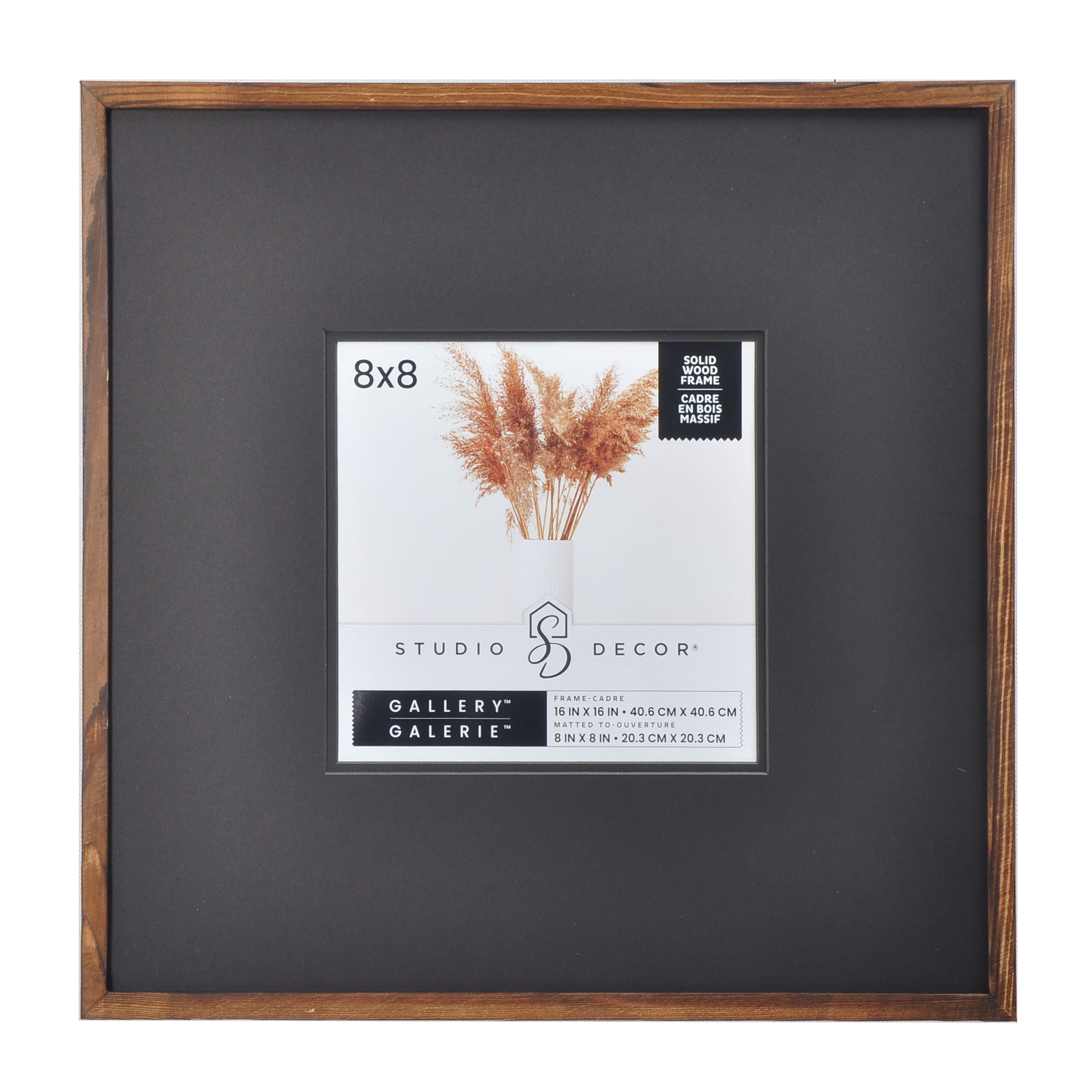 Gallery Dark Wood Frame with Mat by Studio Décor®