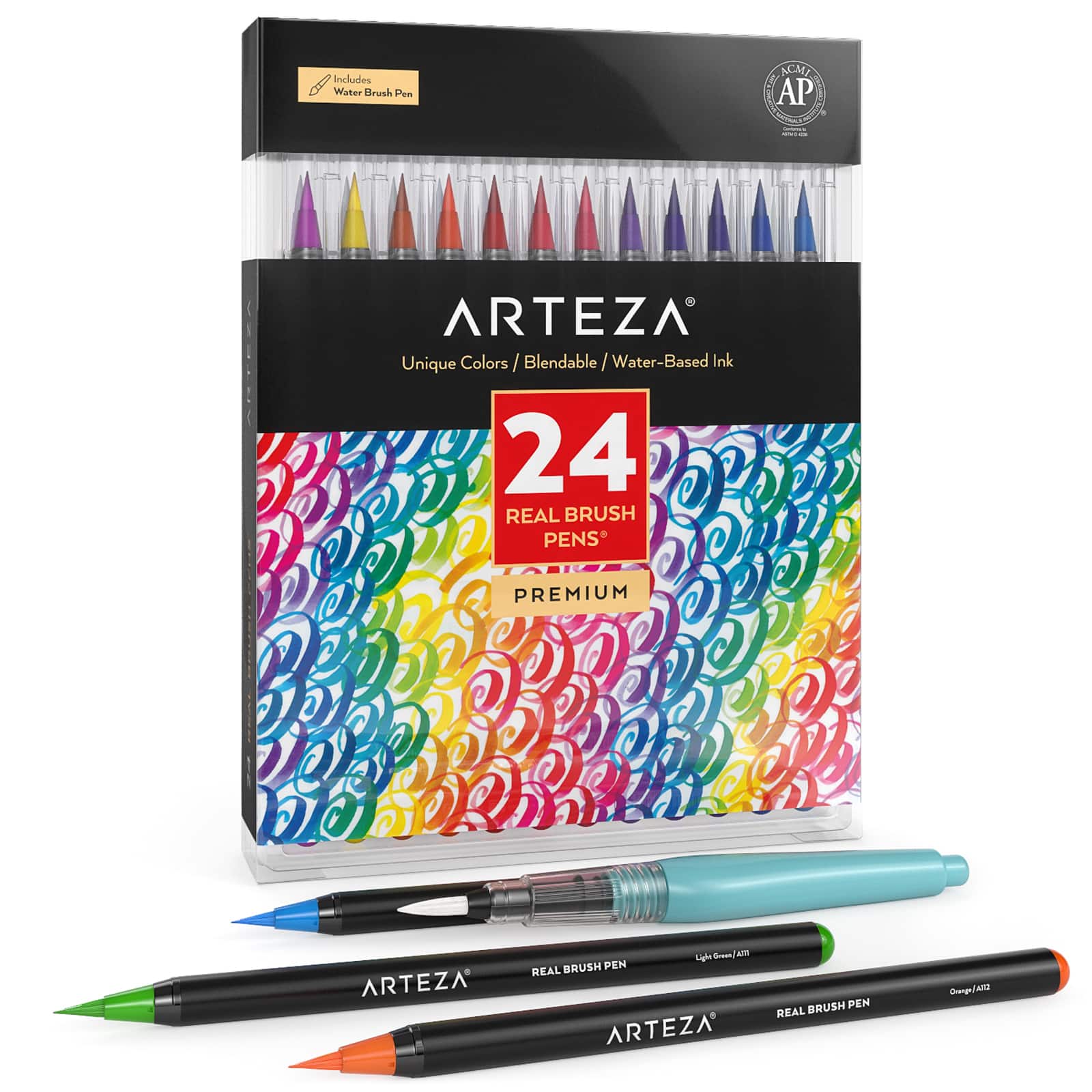 Arteza&#xAE; 24 Real Brush Pens&#xAE; Set