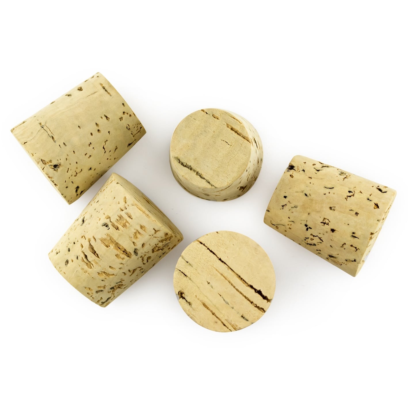 Hygloss&#x2122; 5-Piece Cork Stoppers, 1.5&#x22; x 1.38&#x22; x 0.1&#x22;