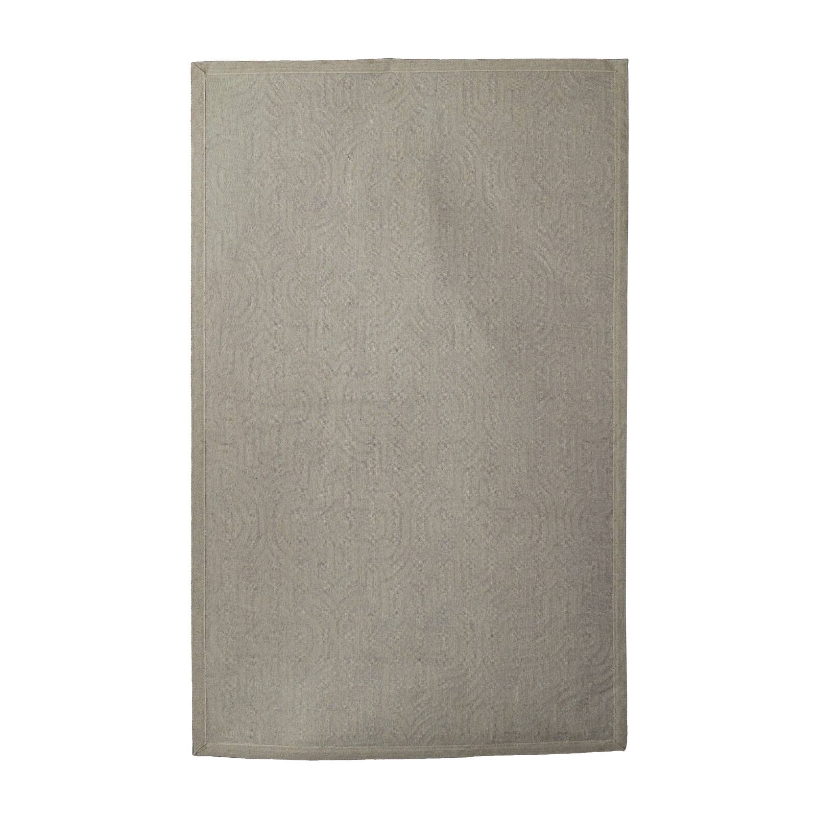 Blue Wool Modern Area Rug 5ft. x 8ft.