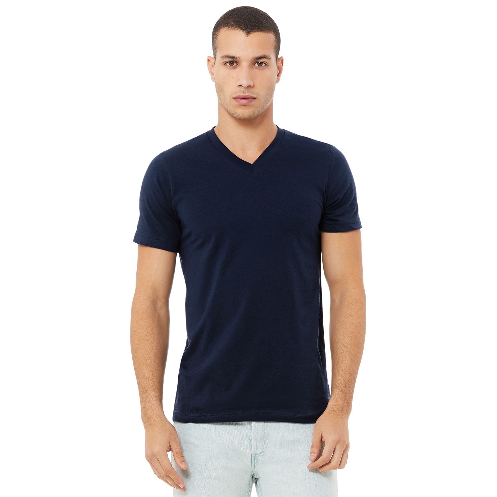 BELLA+CANVAS&#xAE; Short Sleeve V-Neck Adult Unisex Cotton Jersey T-Shirt