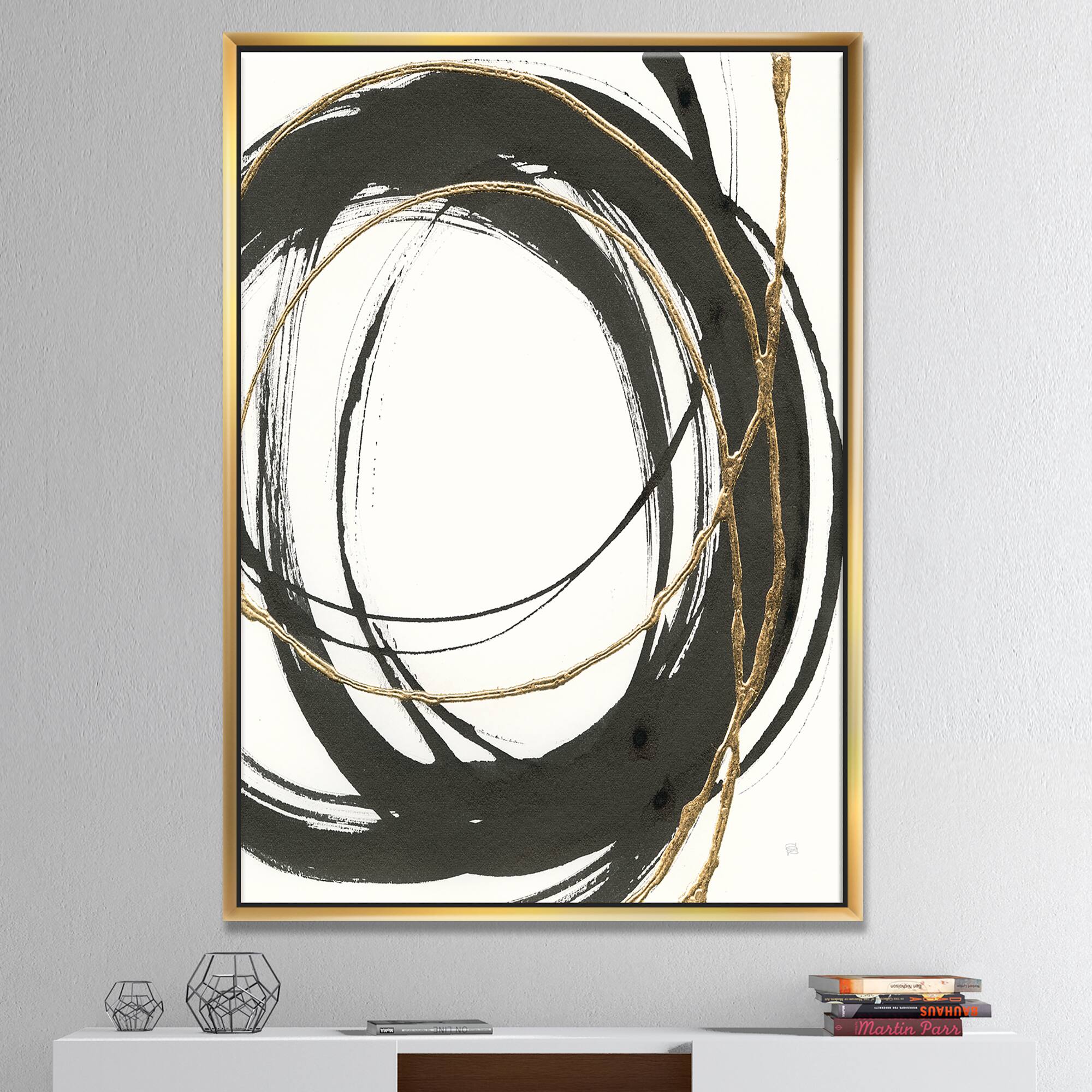Designart - Gold Glamour Circle III
