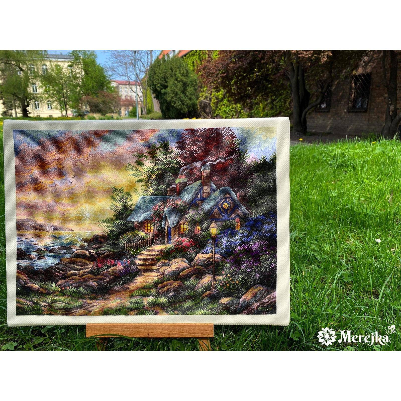 Merejka Seaside Hideaway Counted Cross Stitch Kit