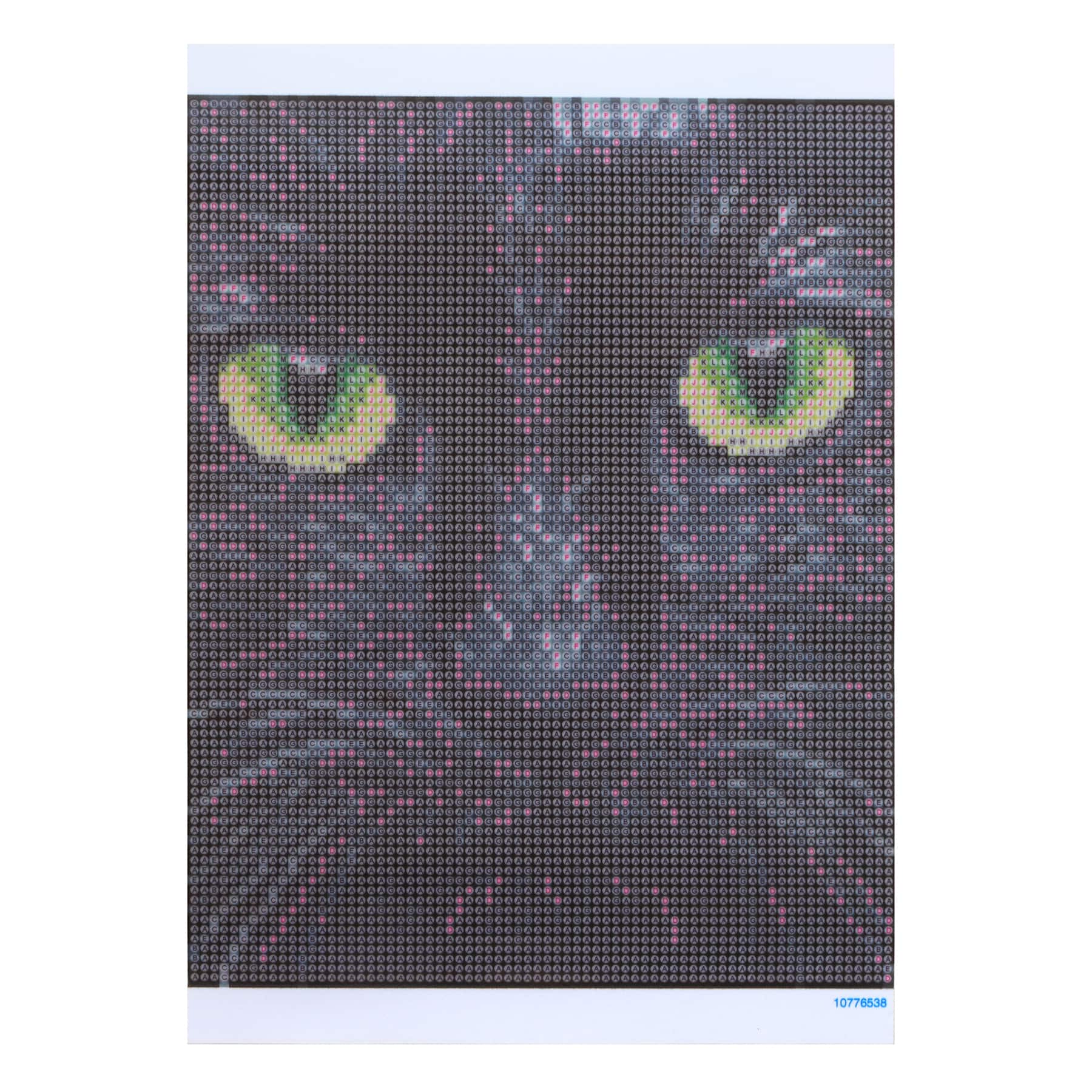 8&#x22; x 10&#x22; Black Cat Glow-in-the-Dark Diamond Art Kit with Magnetic Frame by Make Market&#xAE;