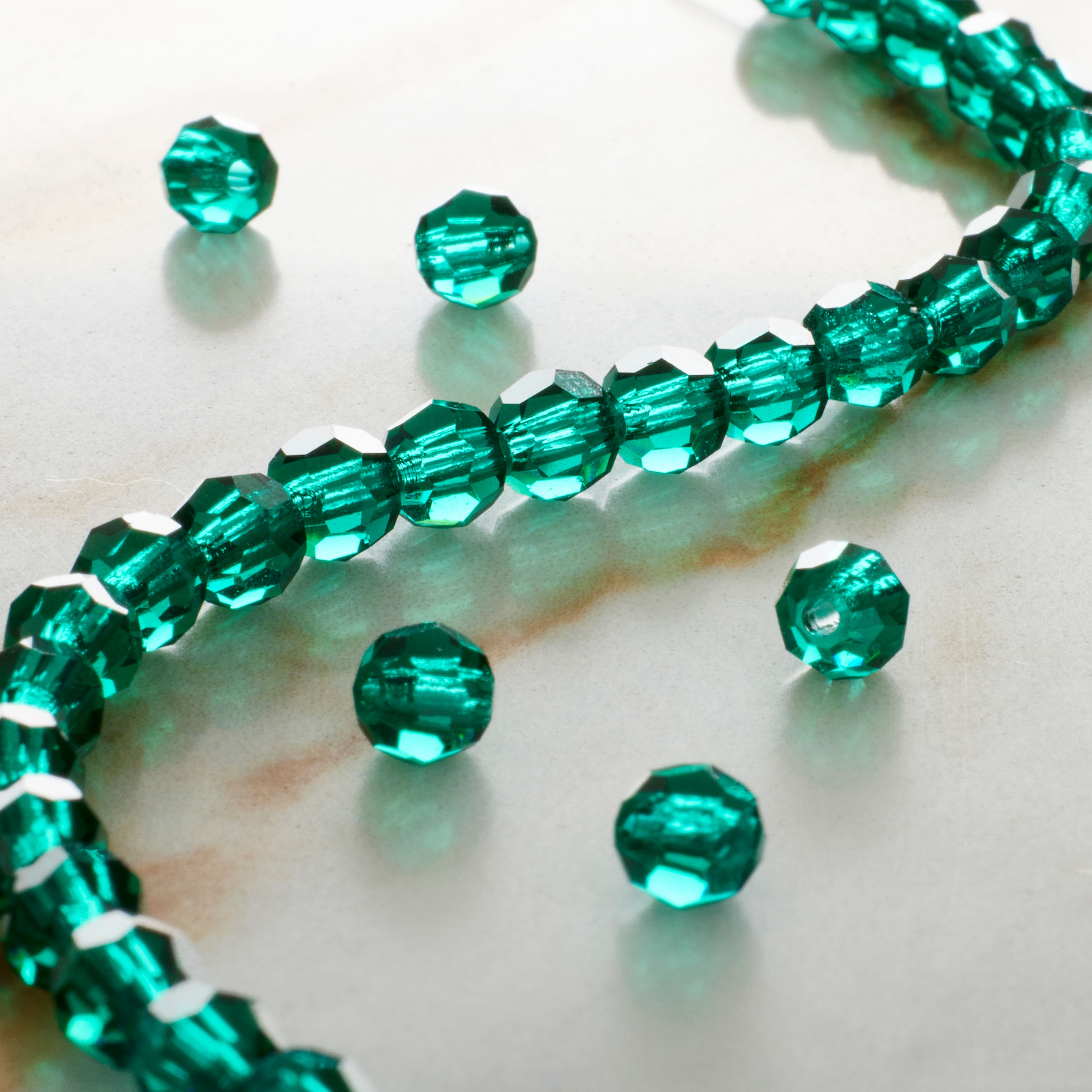Preciosa Glass Crystal Round Beads, 4mm by Bead Landing&#x2122;