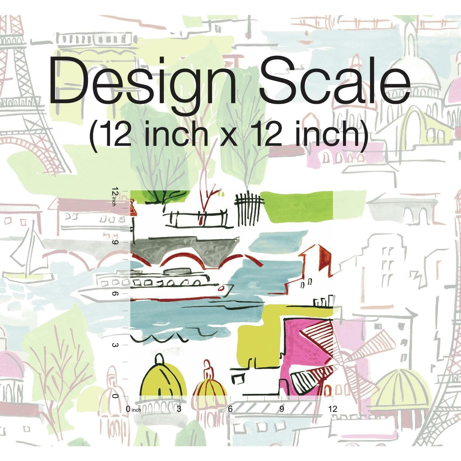 RoomMates Arrondissement Peel & Stick Wallpaper