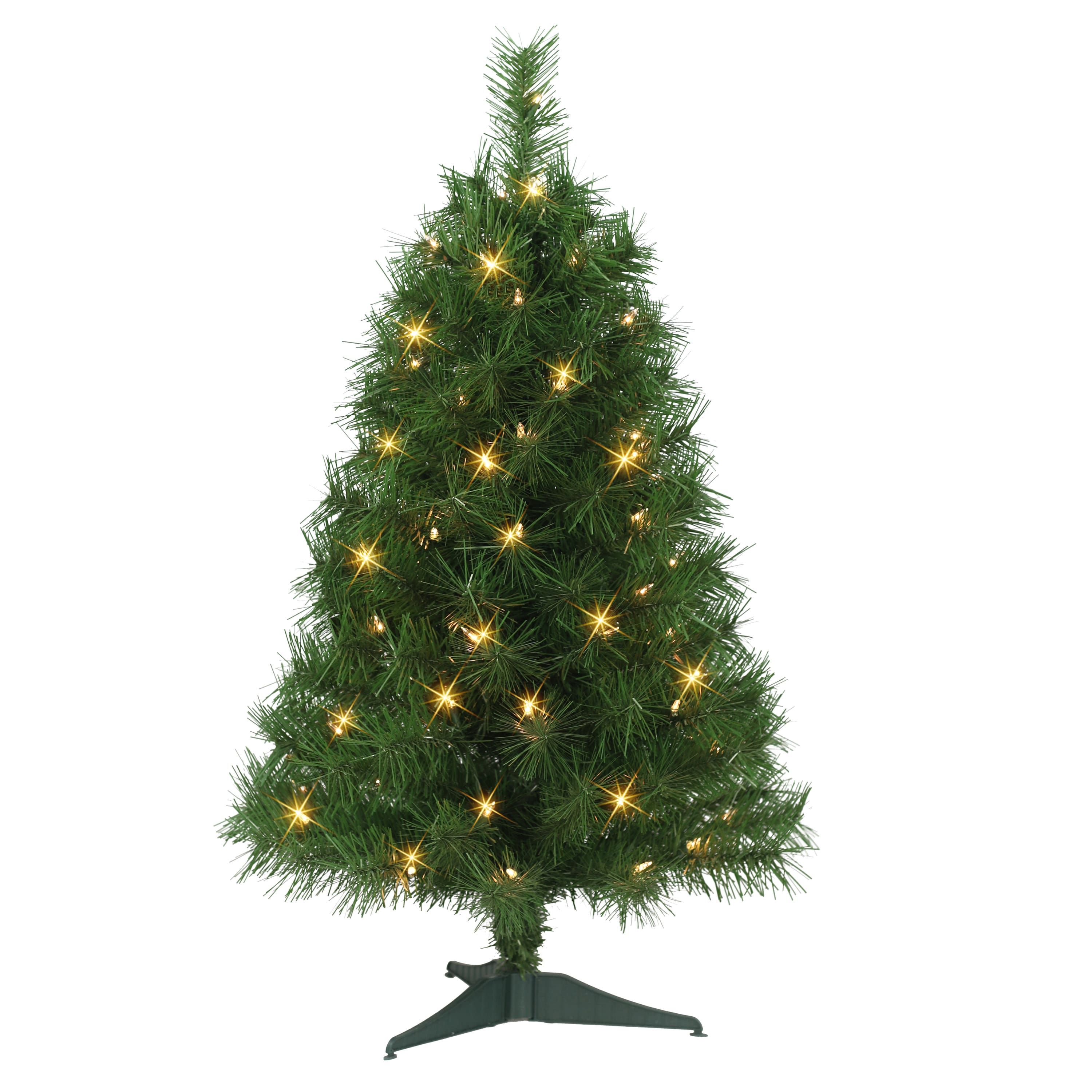 3ft. Pre-Lit Snow Ridge Artificial Fir Christmas Tree, Clear Lights
