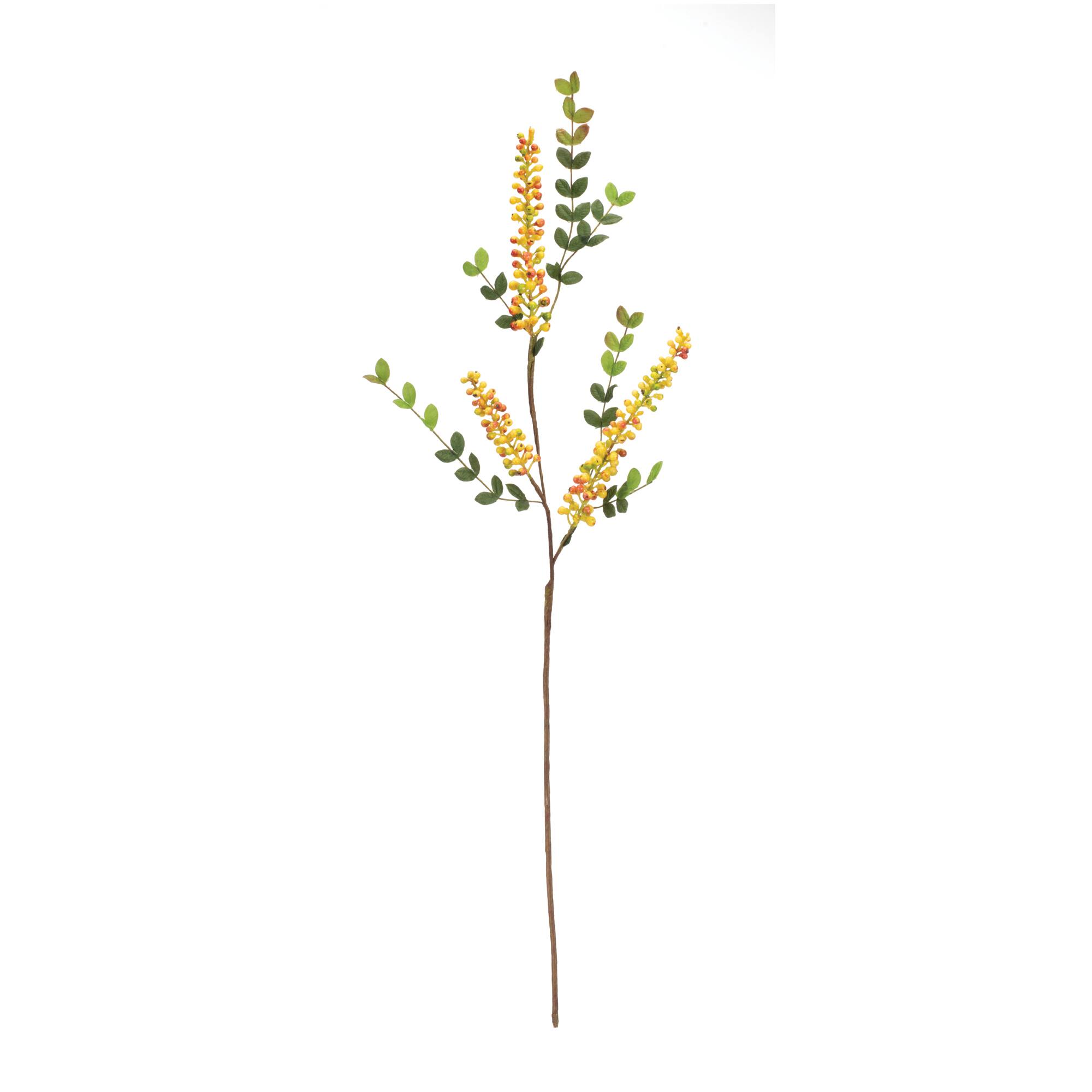 32" Yellow Berry Foliage Sprays, 6ct.
