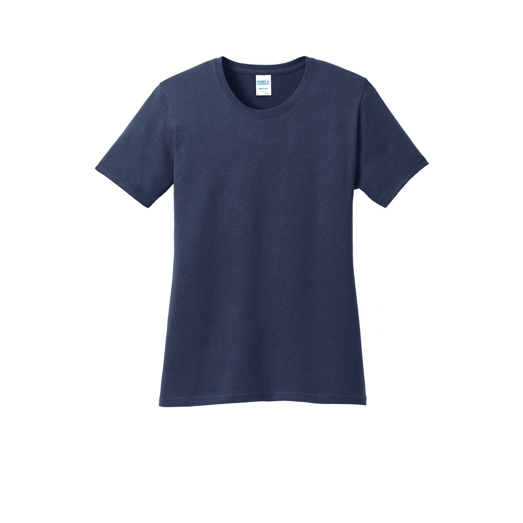 Port & Company® Colors Core Cotton Ladies T-Shirt