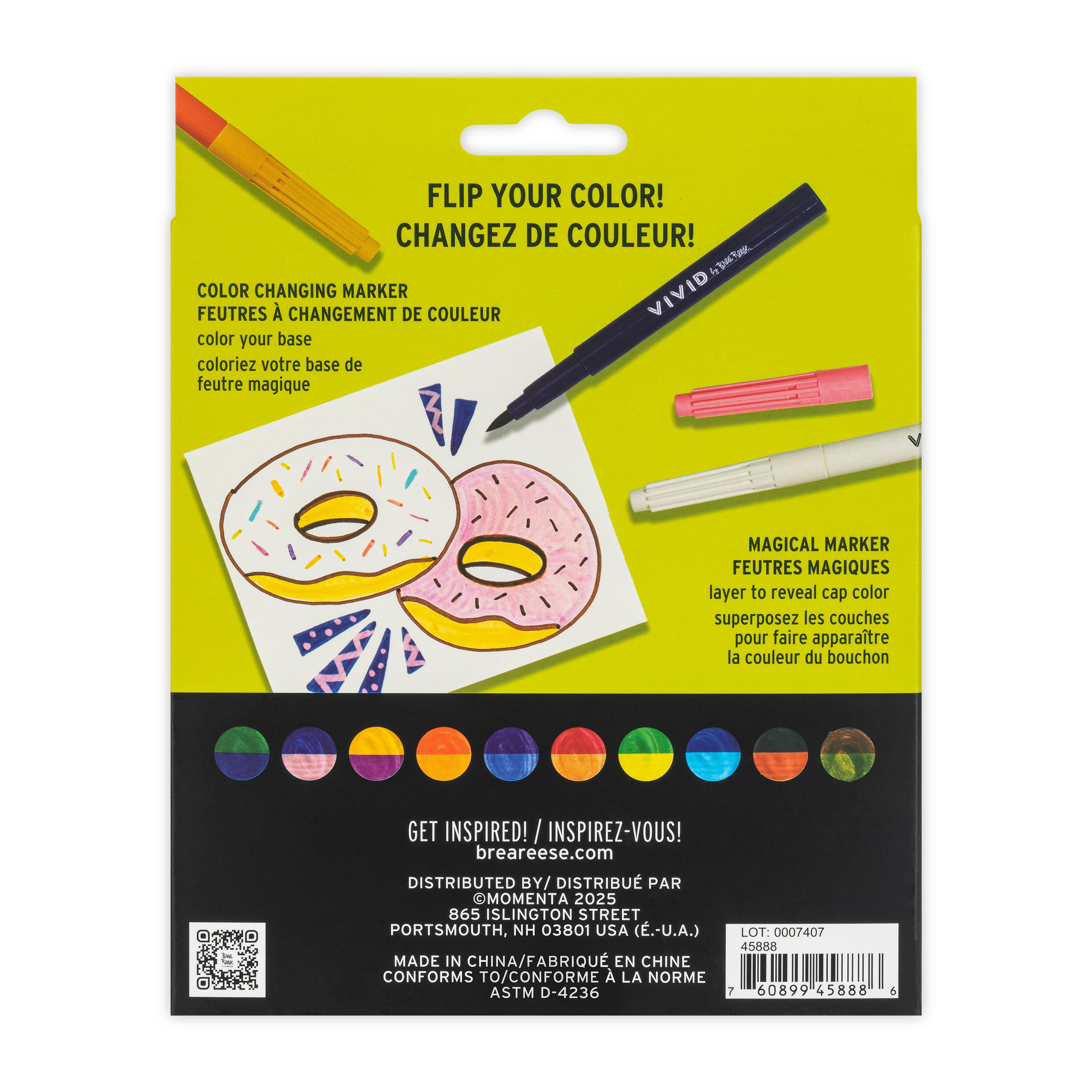 VIVID by Brea Reese® Color Changing Markers Set
