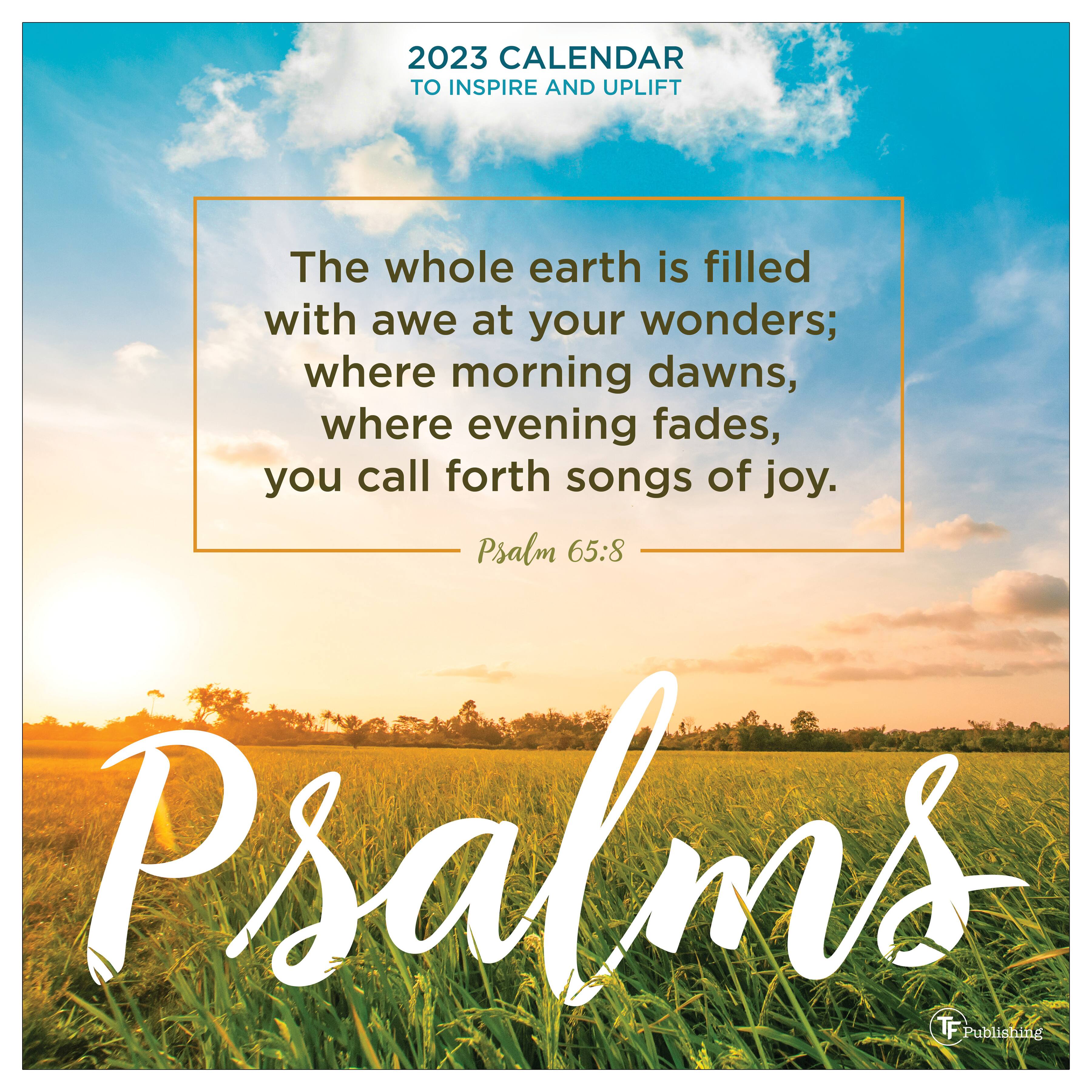 Tf Publishing 2023 Psalms Wall Calendar Michaels 2308