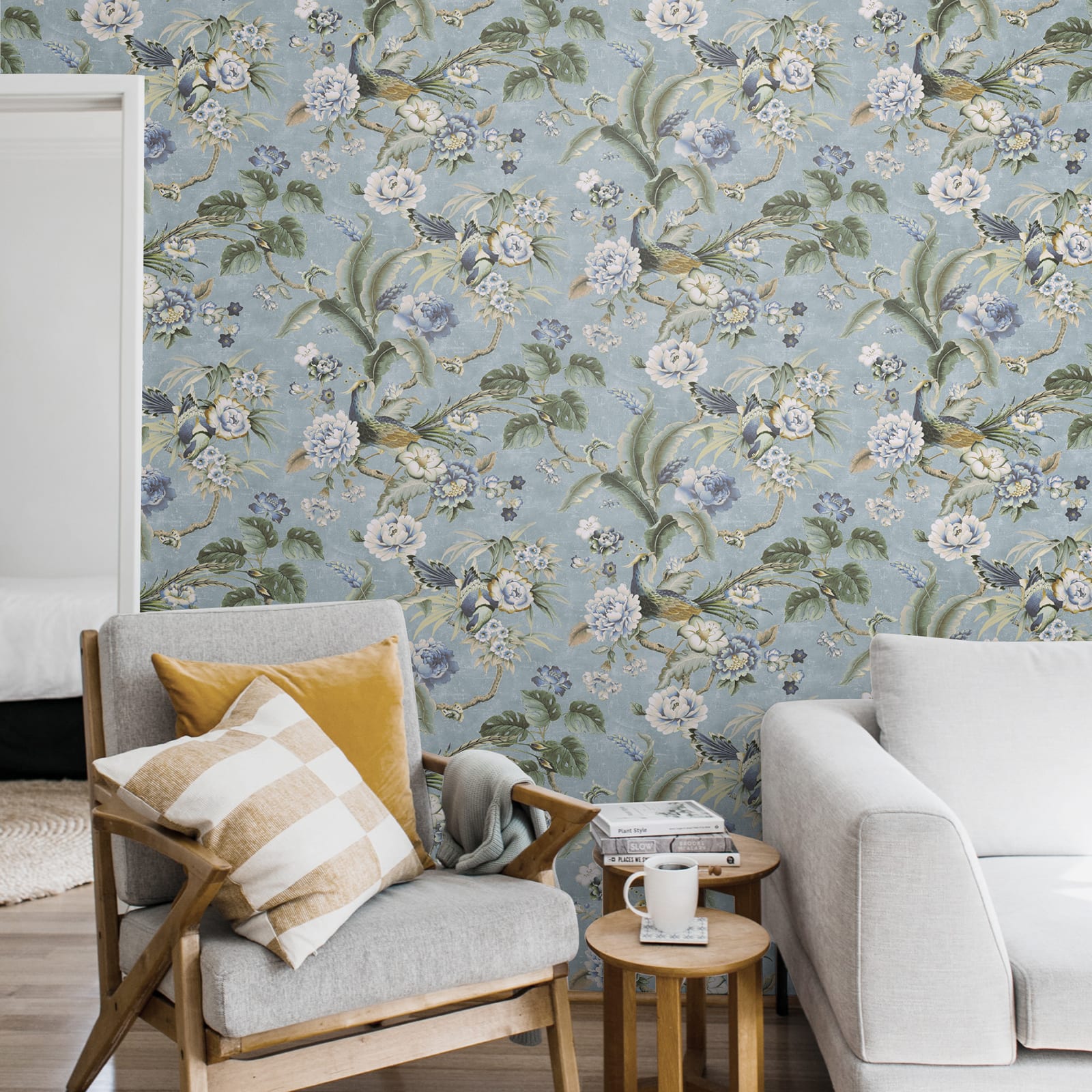 Surface Style Passerine Pavilion Peel &#x26; Stick Wallpaper