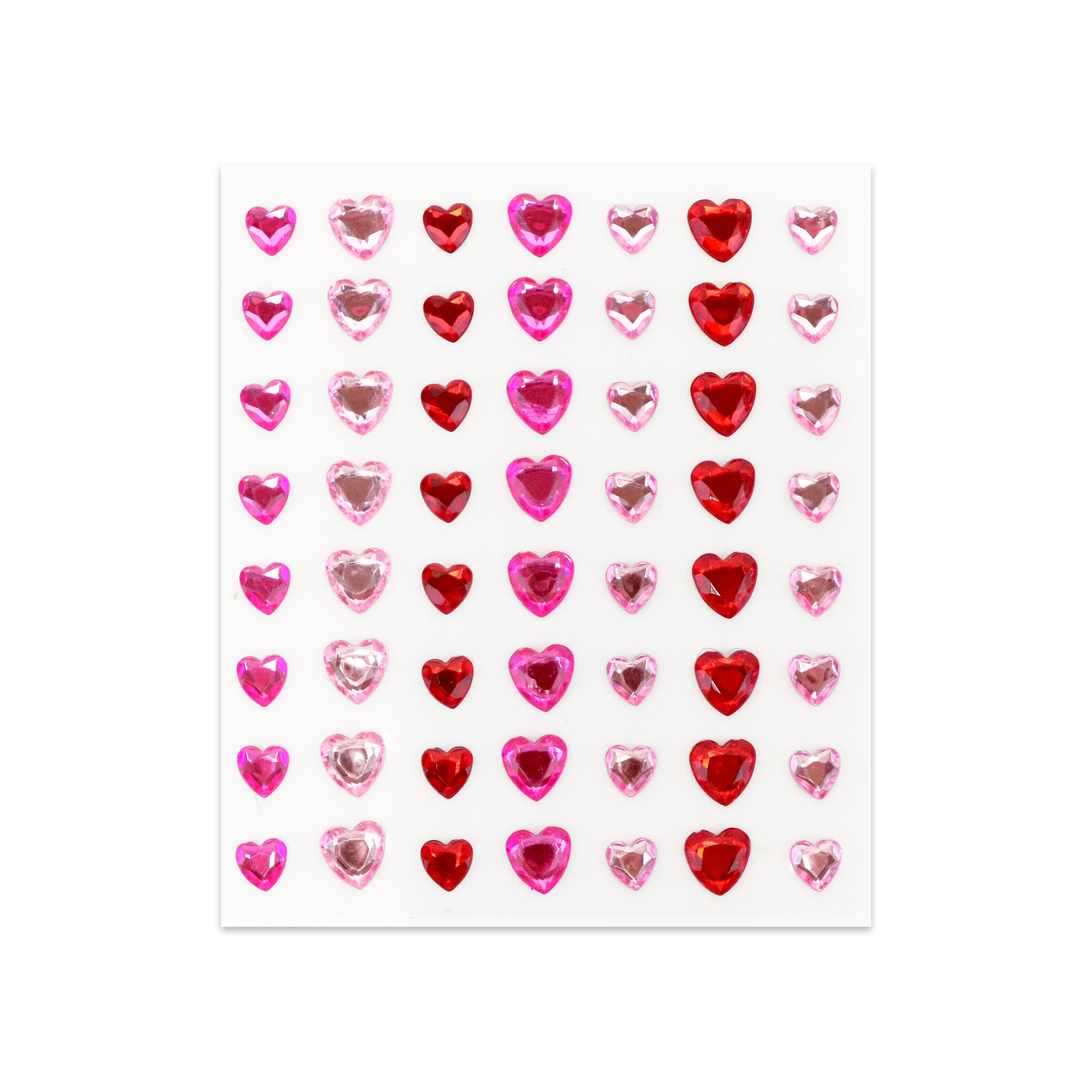 Valentine&#x27;s Day Red &#x26; Pink Heart Bling Stickers by Recollections&#x2122;