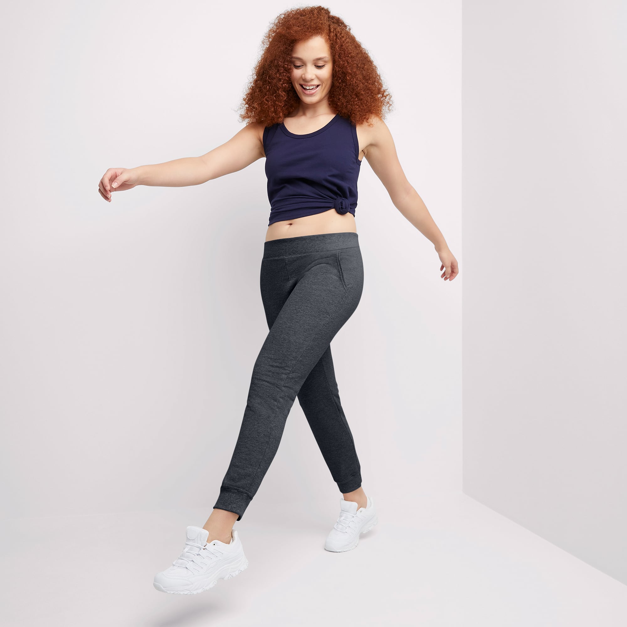 Hanes Ladies EcoSmart Jogger Sweatpant