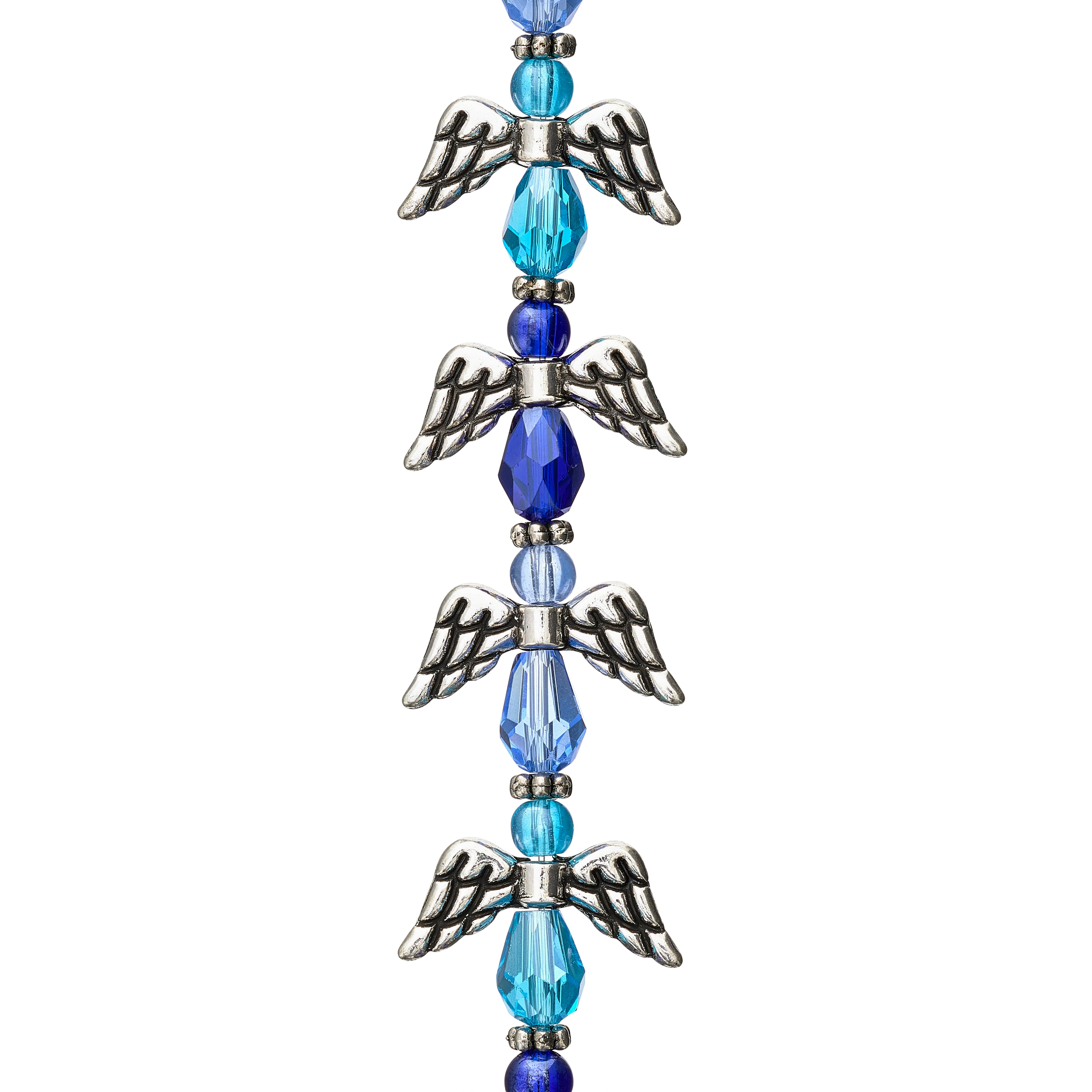 12 Pack: Glass & Metal Angel Beads by Bead Landing™