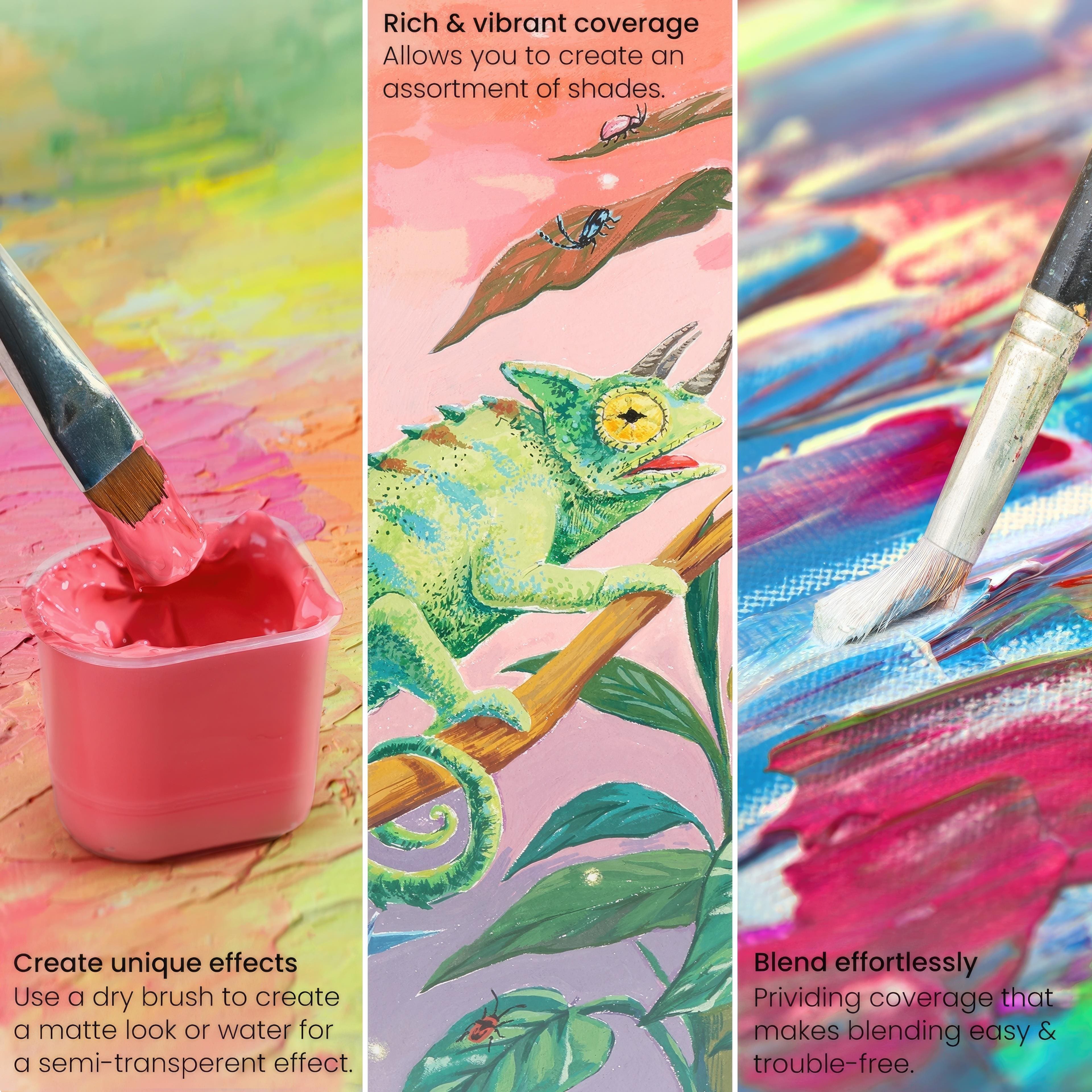 8 Pack: Arteza&#xAE; 24 Color Gouache Paint Tub Set