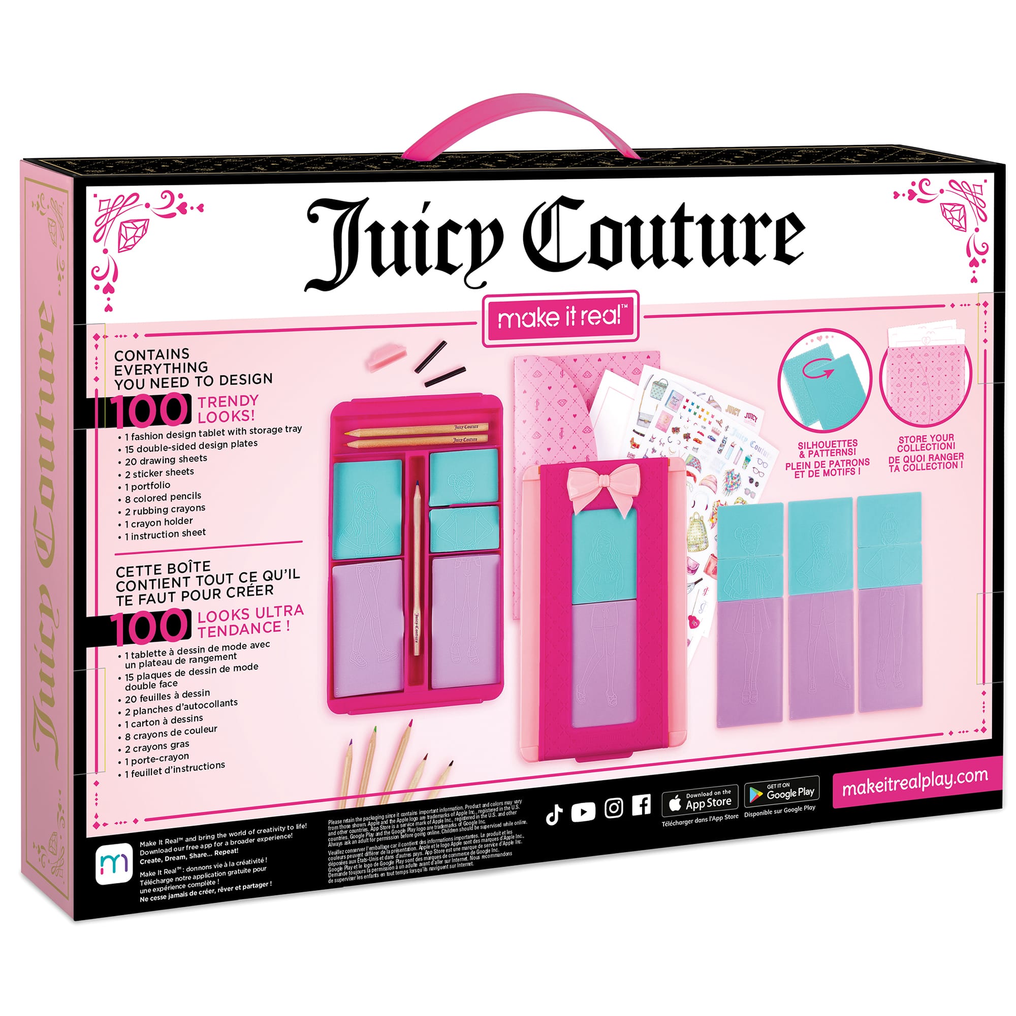 Make It Real Juicy Couture Fashion Exchange Outfit Designer Kit