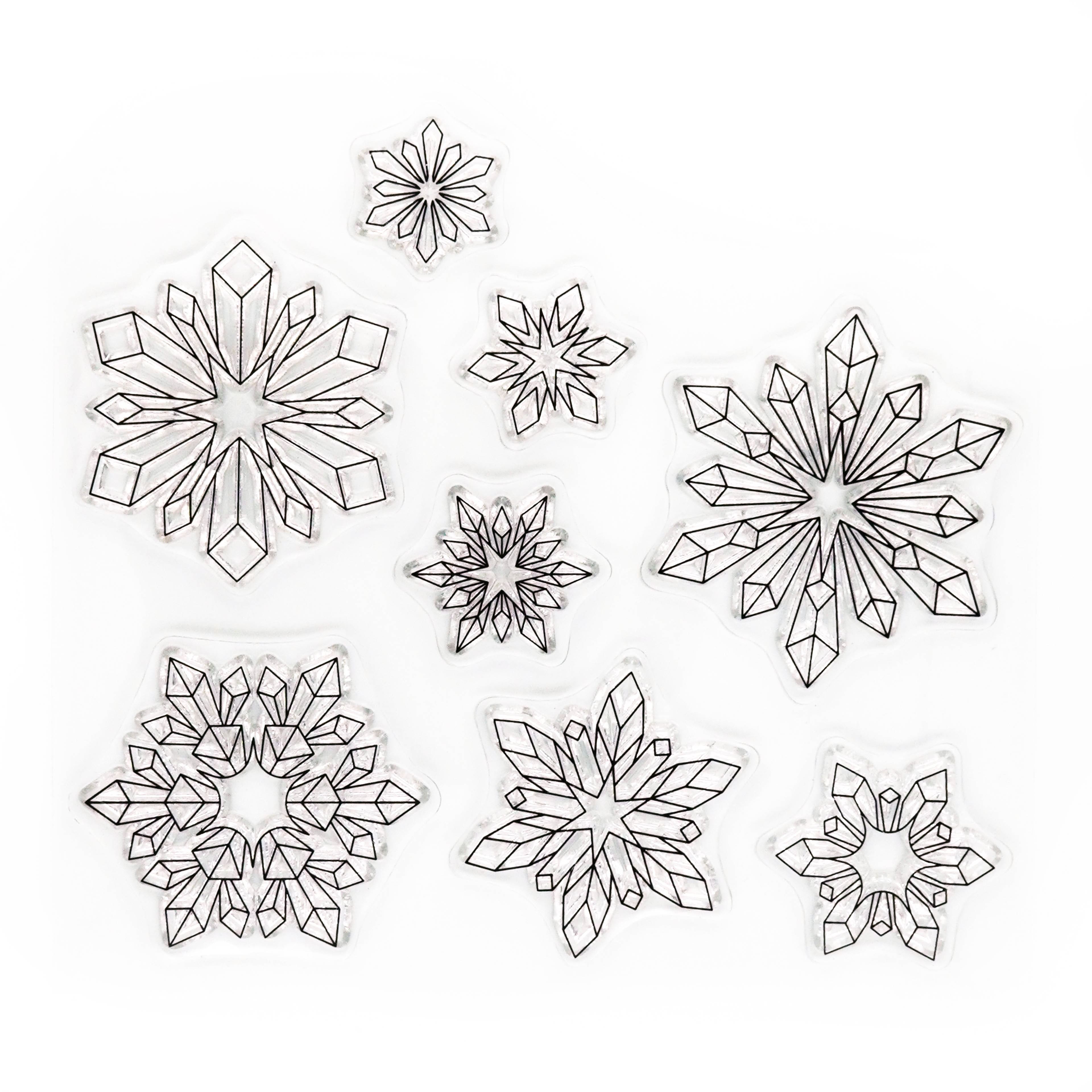 Snowflake Clear Stamp &#x26; Die Set by Recollections&#x2122;