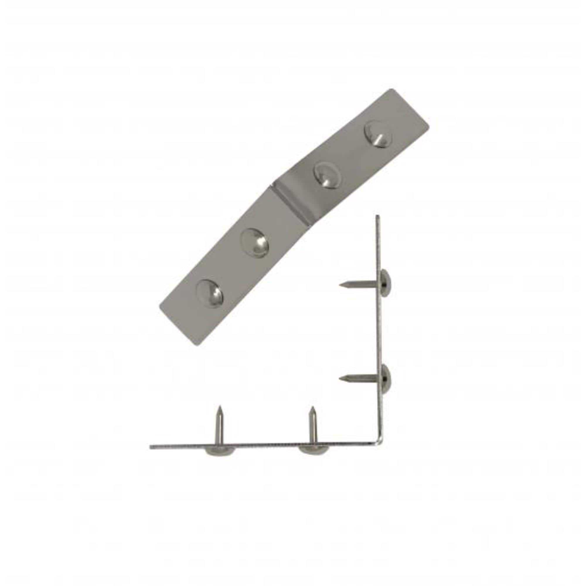 Dritz® Home Nickel Small Campaign Textured Right Angles, 4ct.