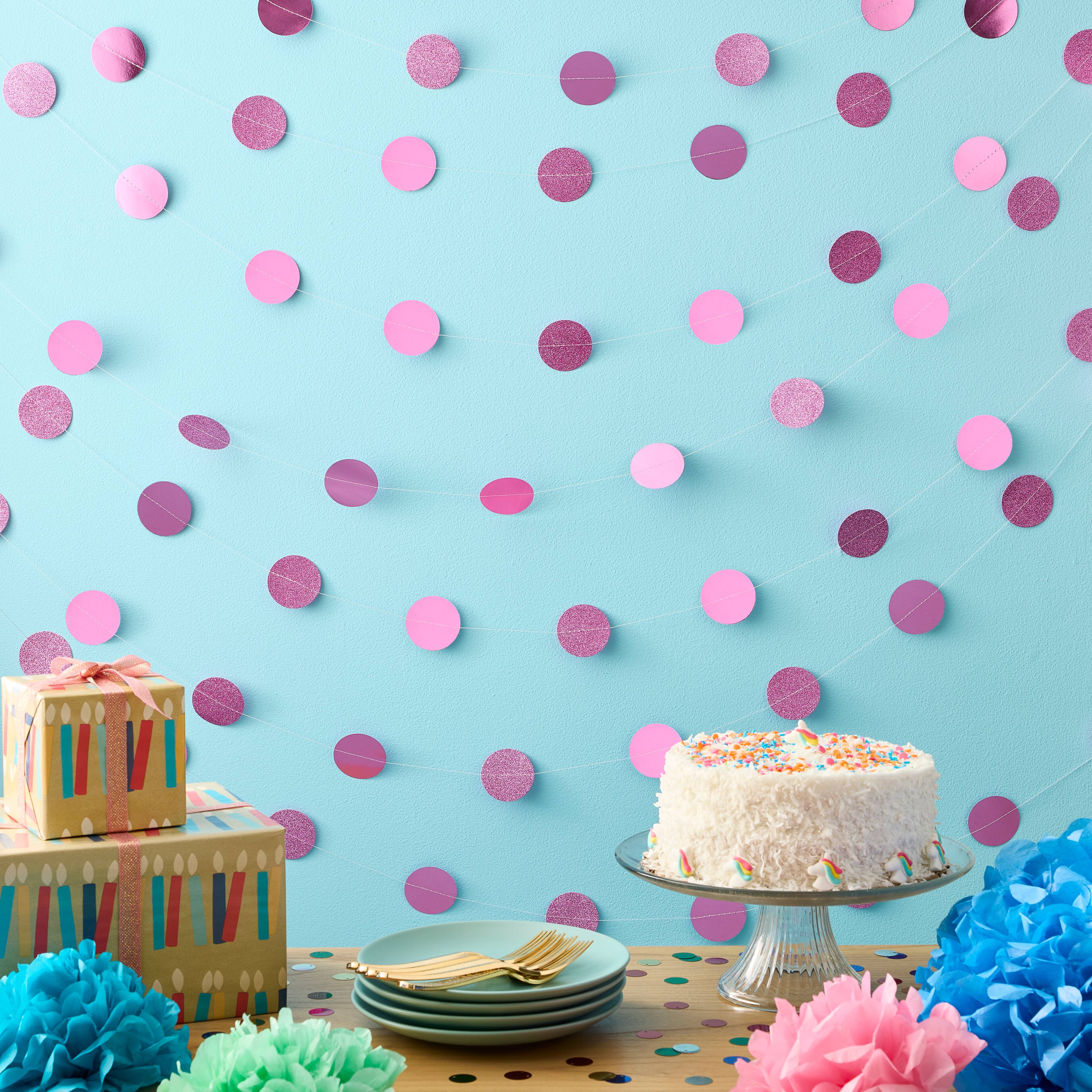 7ft. Dot Garland by Celebrate It&#x2122;