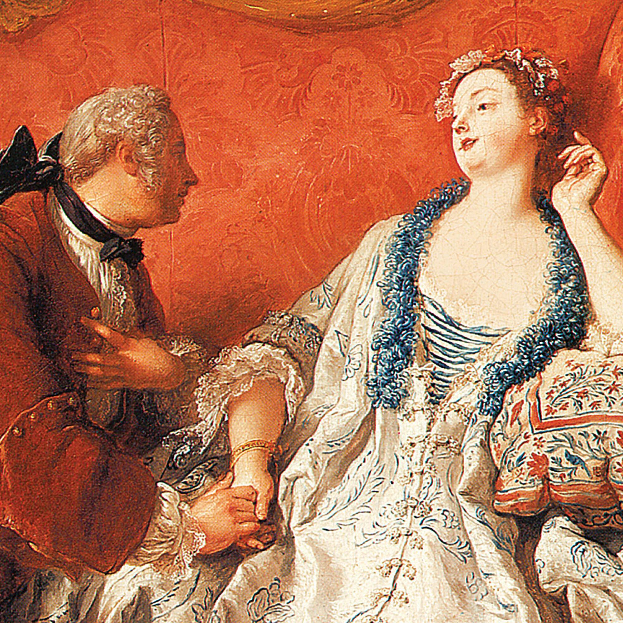 27&#x22; The Declaration of Love 1735 Canvas Replica Painting