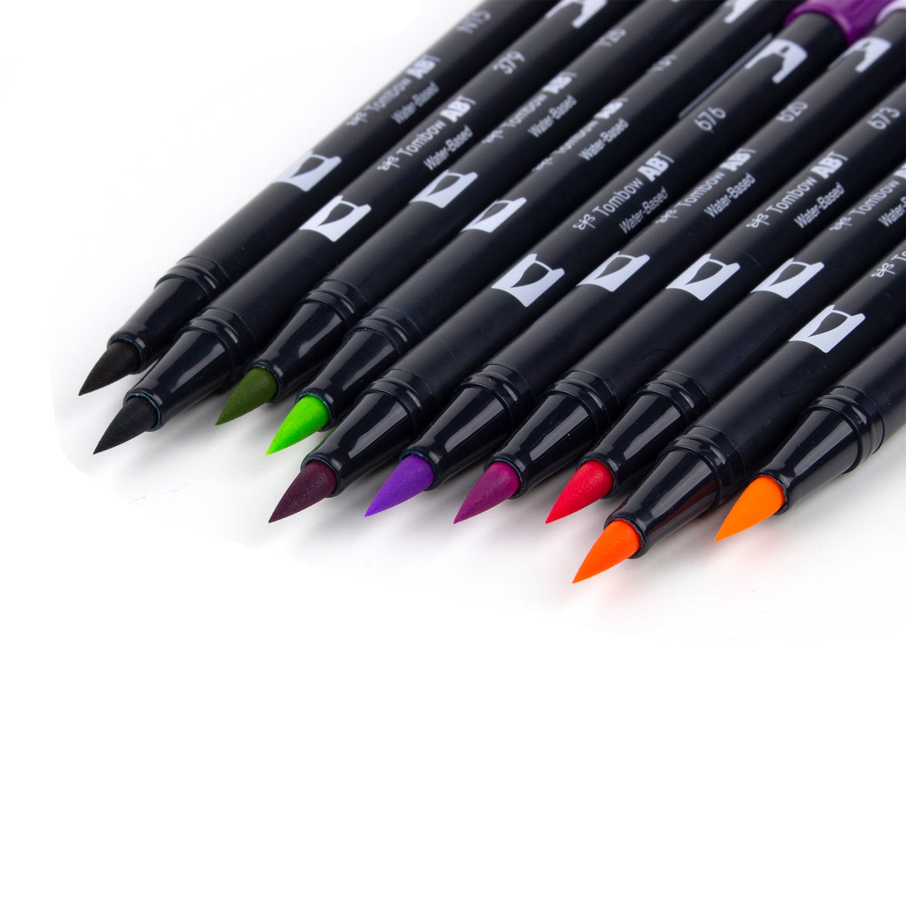 6 Packs: 10 ct. (60 total) Tombow Lettering Favorites Dual Brush Pens
