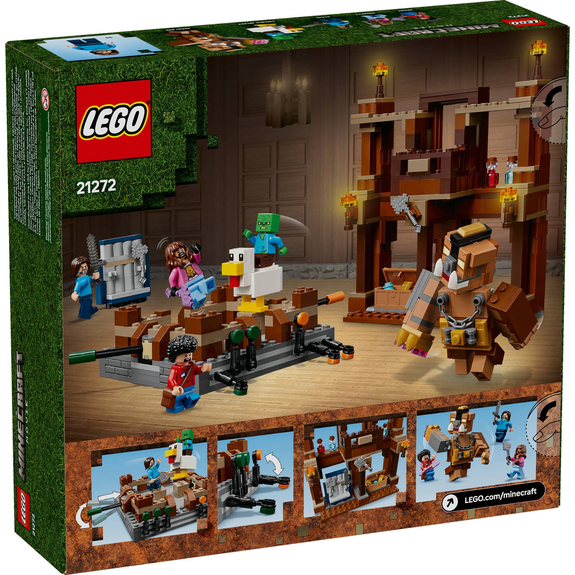 LEGO® Minecraft® Woodland Mansion Fighting Ring Gamer Toy with Mob Figures 21272