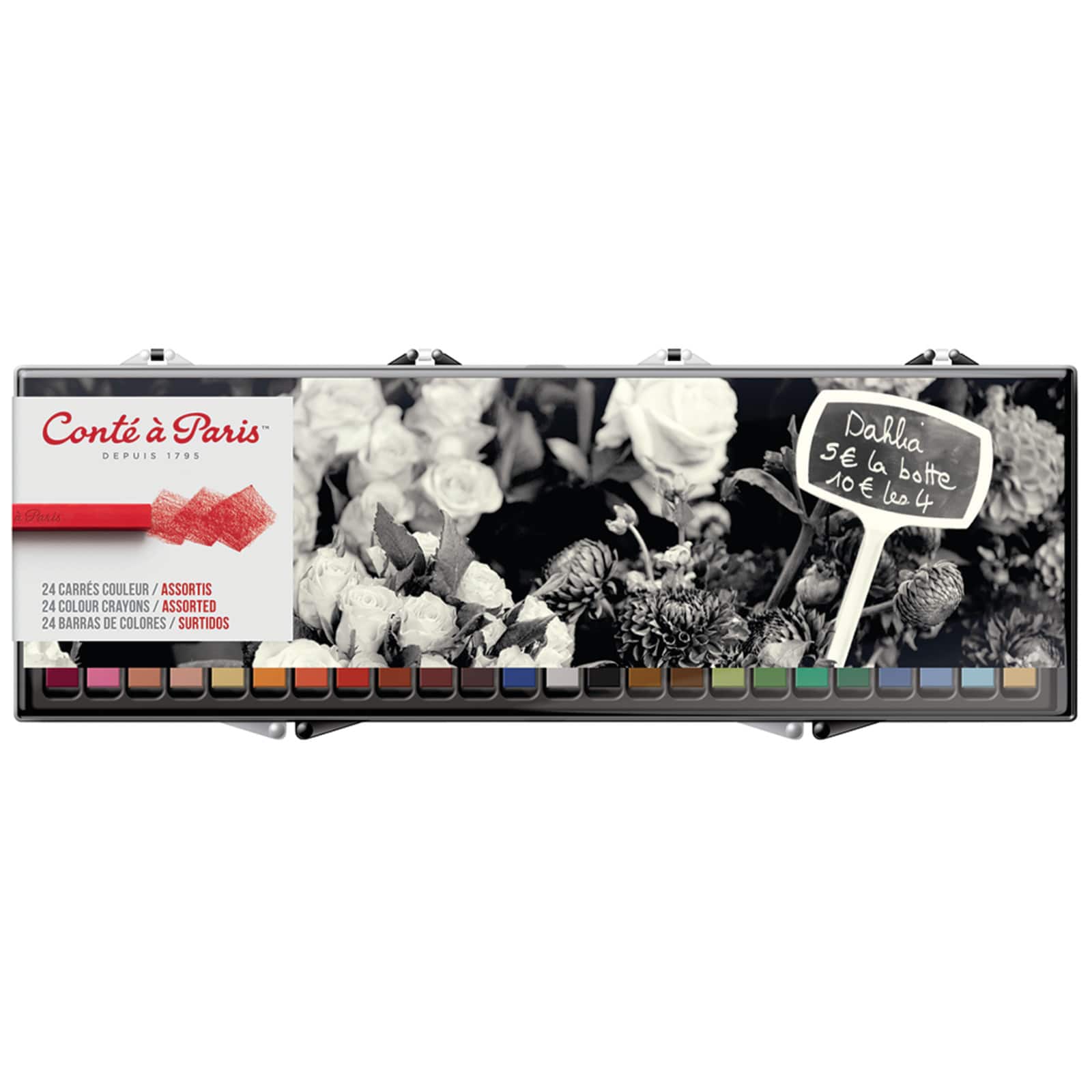 Conté à Paris™ Pastel Crayon 24 Color Set