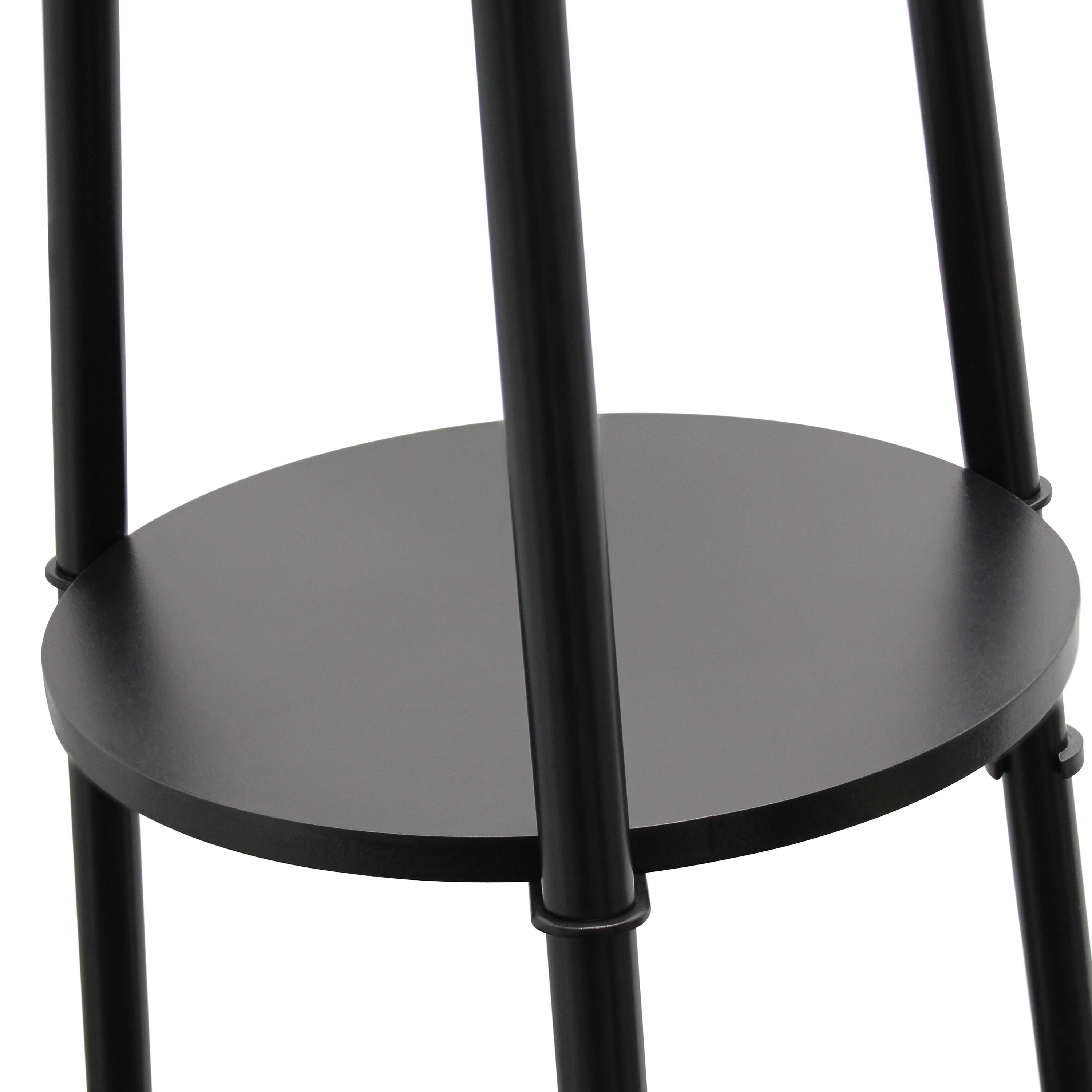 Simple Designs 62.5&#x22; Tripod 3 Tier Floor Lamp