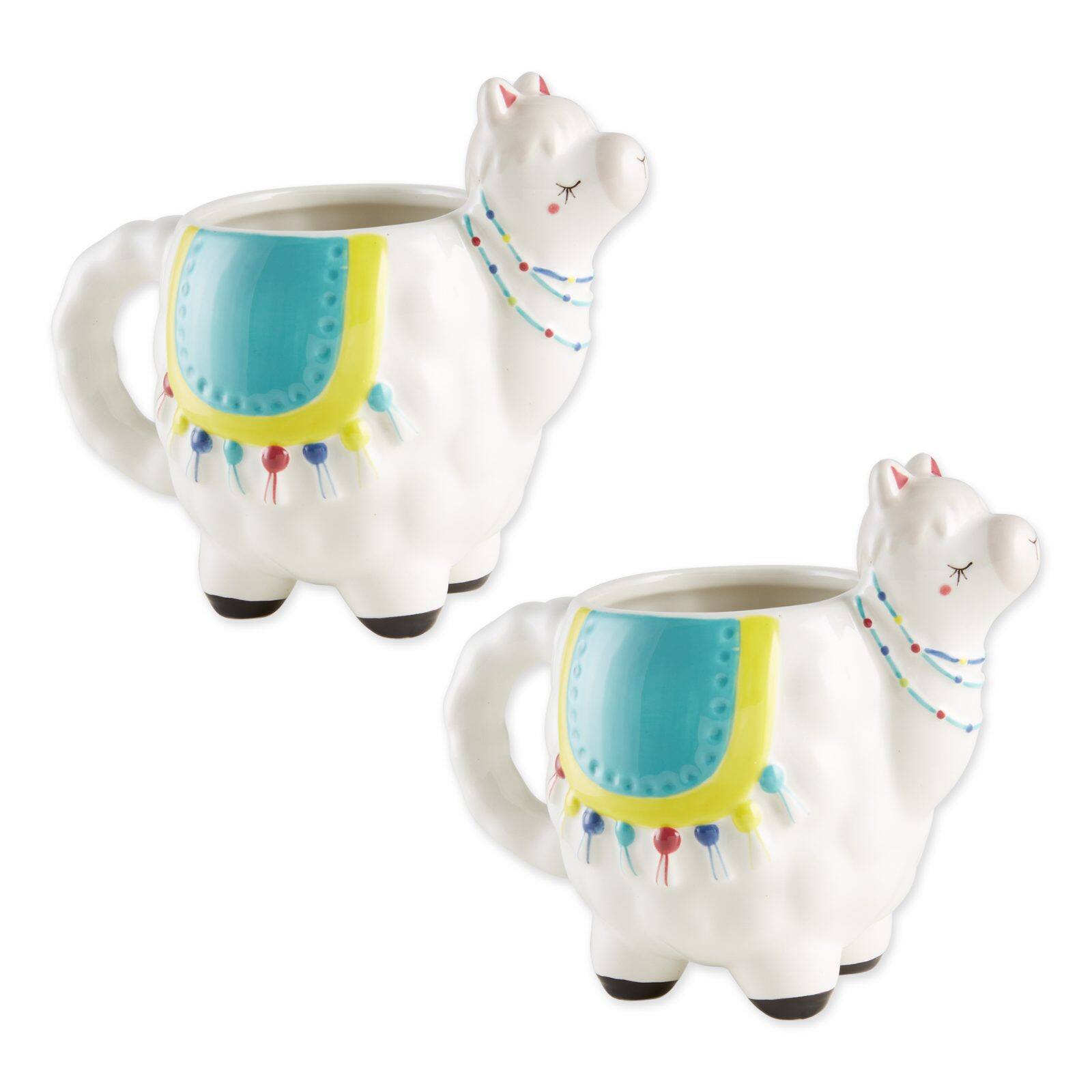 DII&#xAE; Llama Ceramic Mugs, 2ct.