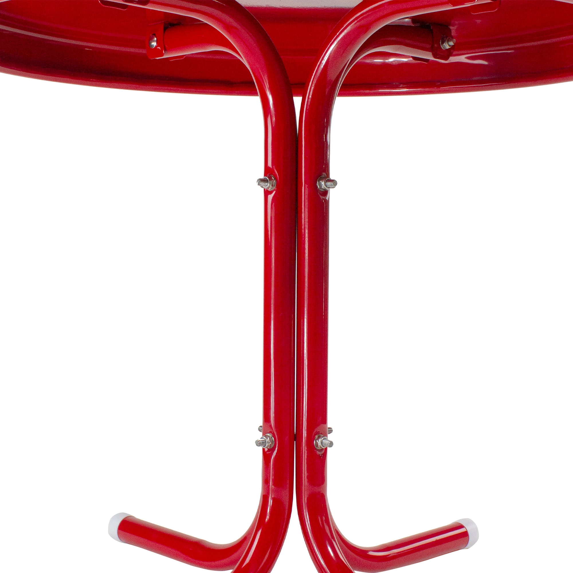 22&#x22; Outdoor Retro Tulip Side Table